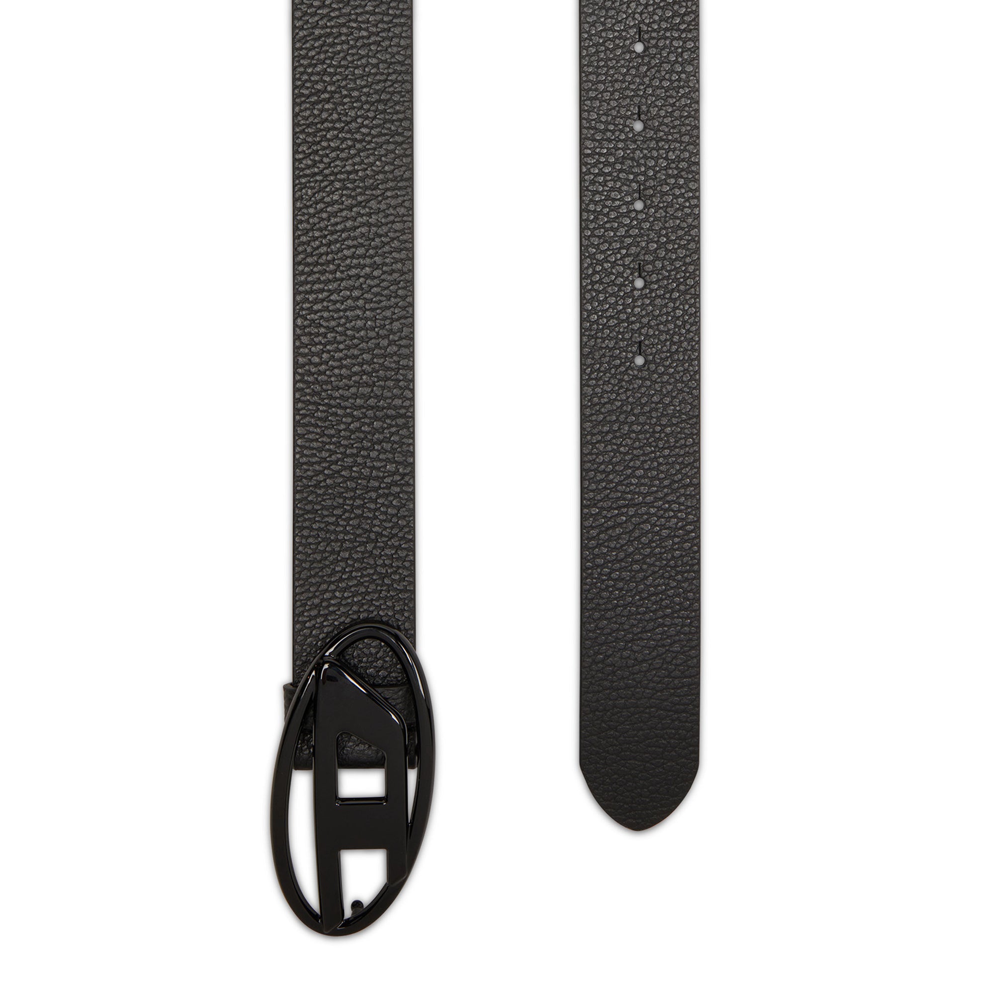 Diesel B-1DR Leather with D buckle Belt