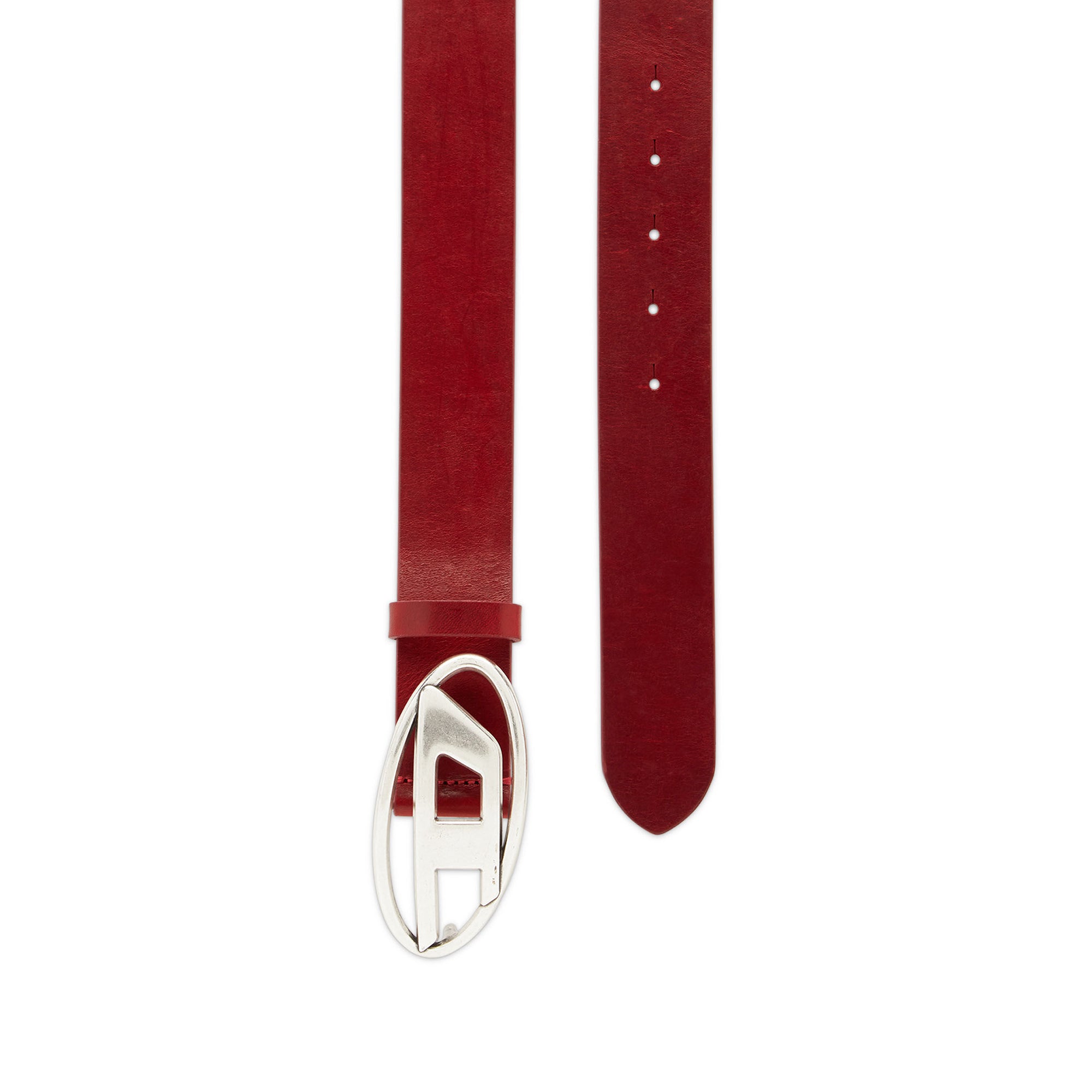 Diesel B-1DR Leather with D buckle Belt