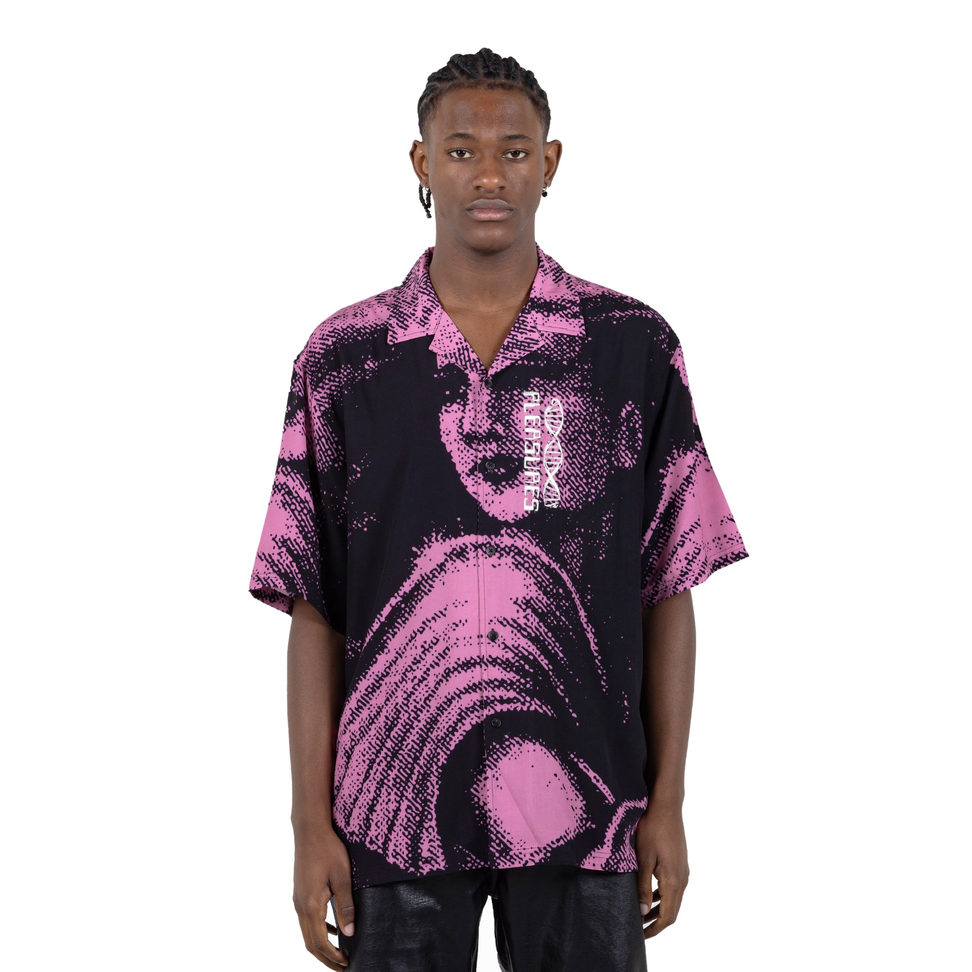 Pleasures Mens Femme Camp Collar Button Down