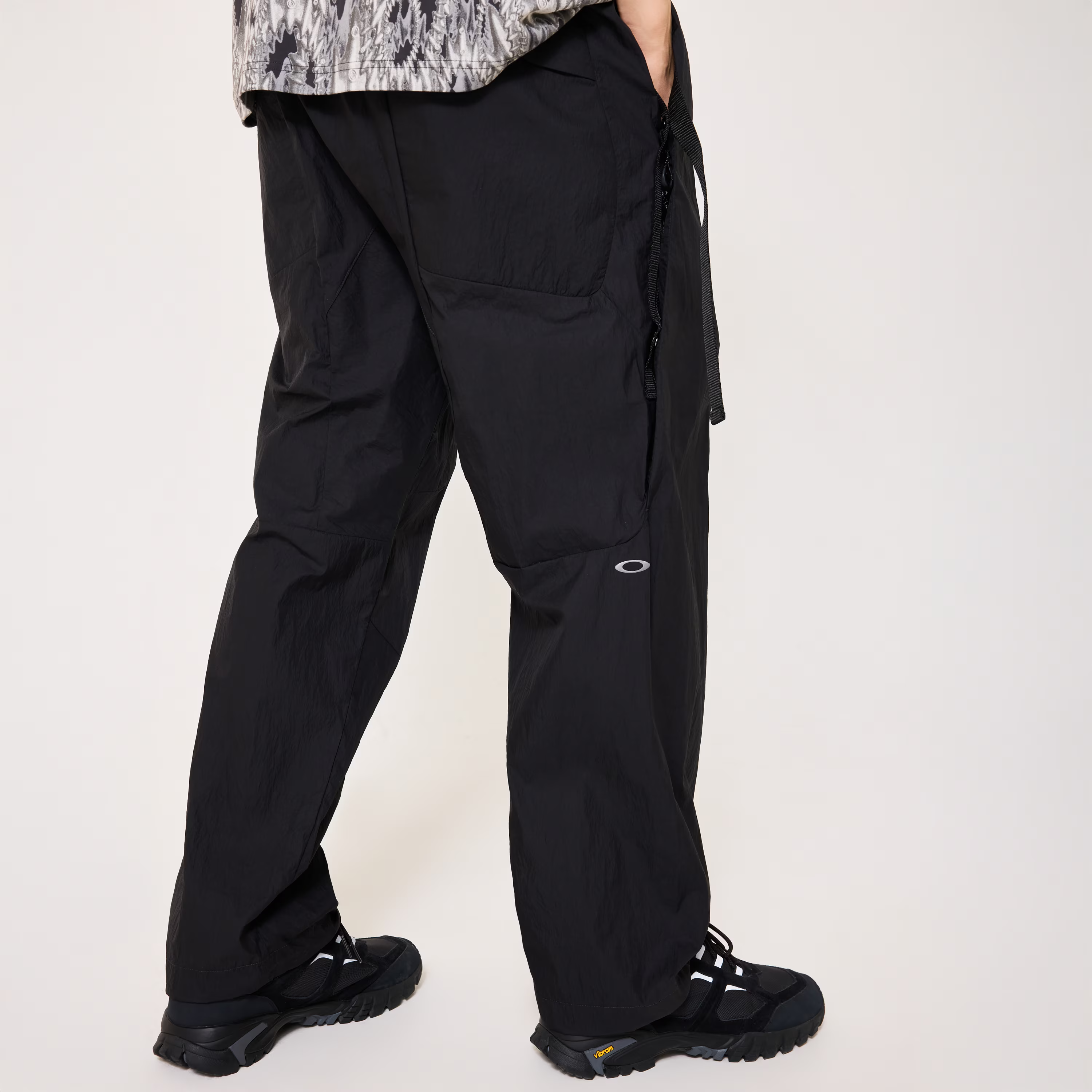 person wearing black pants
