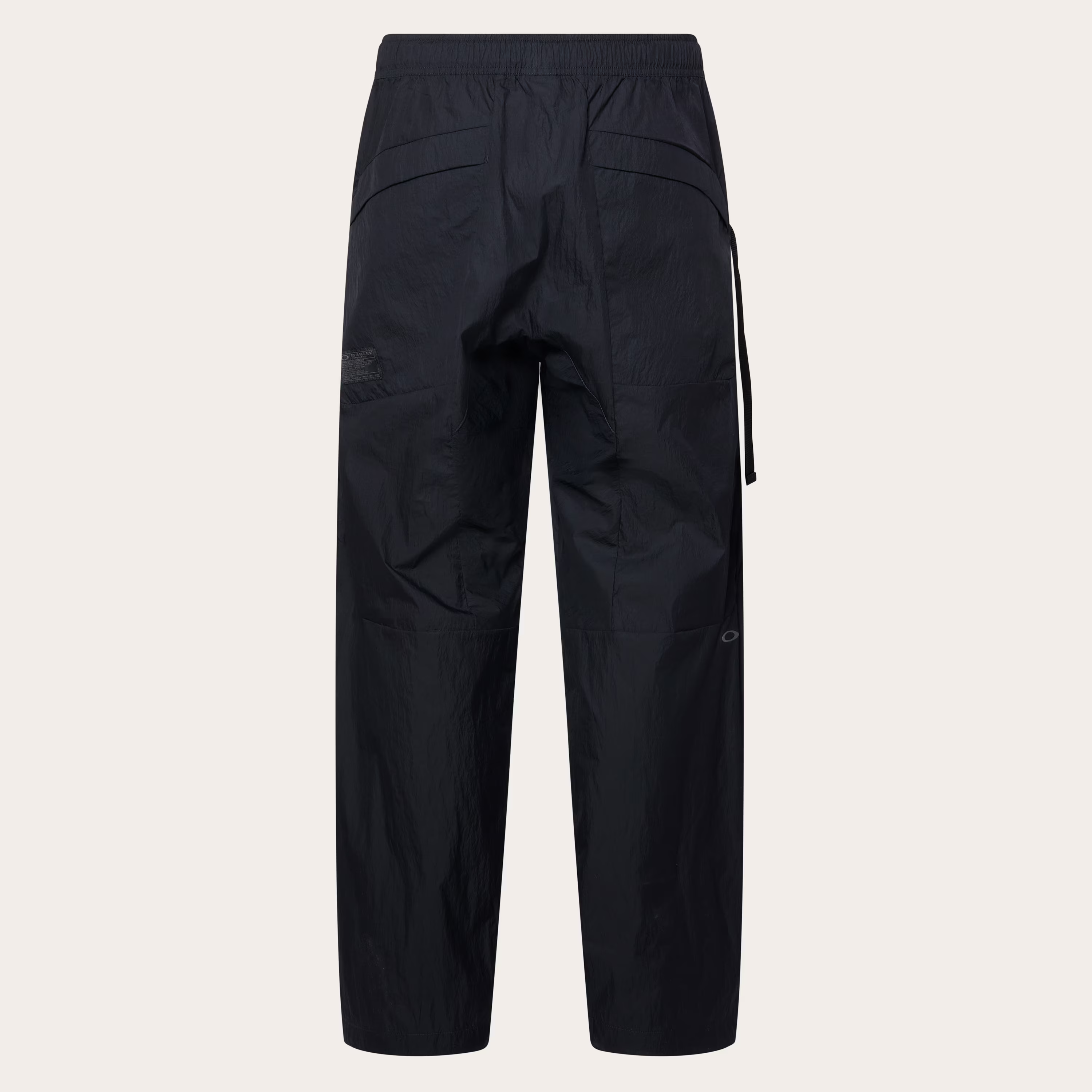 black pants on a white background
