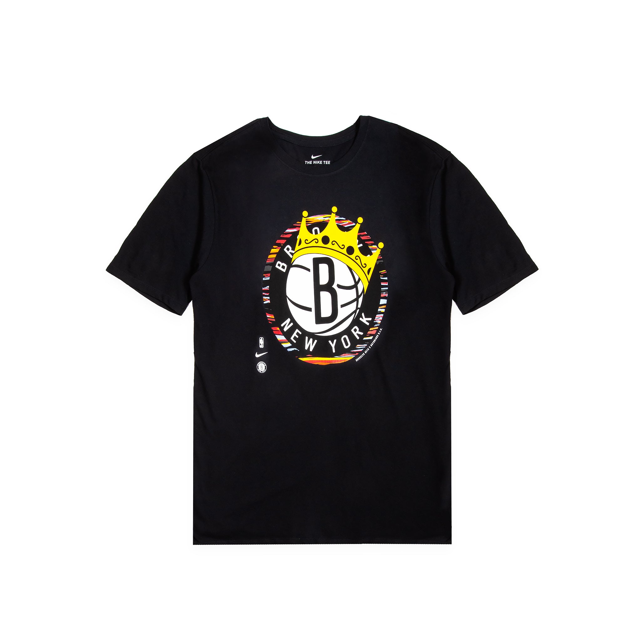 Nike Mens Brooklyn Nets Crown Logo Tee