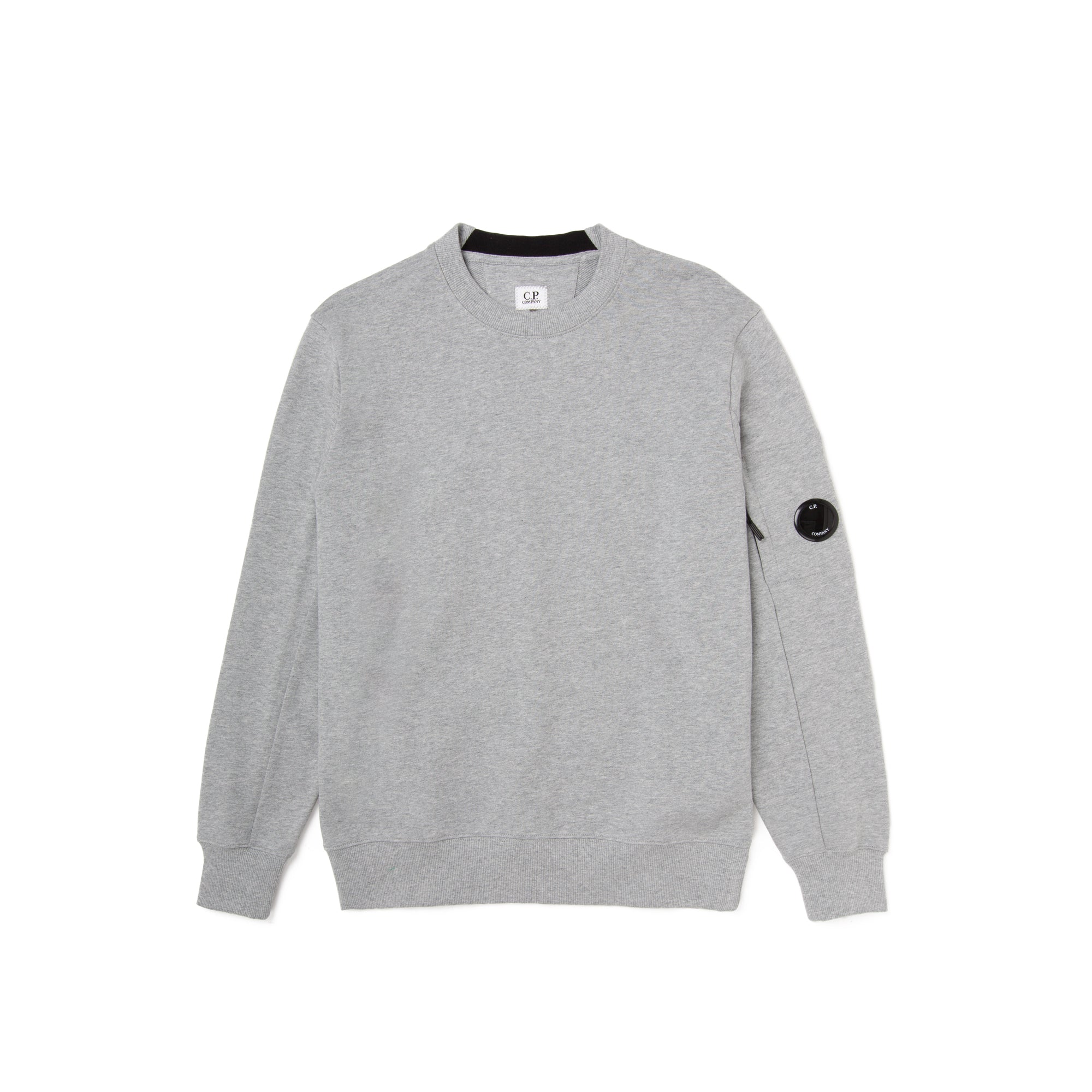 CP Company Mens Diagonal Fleece Lens Crew Sweatshirt