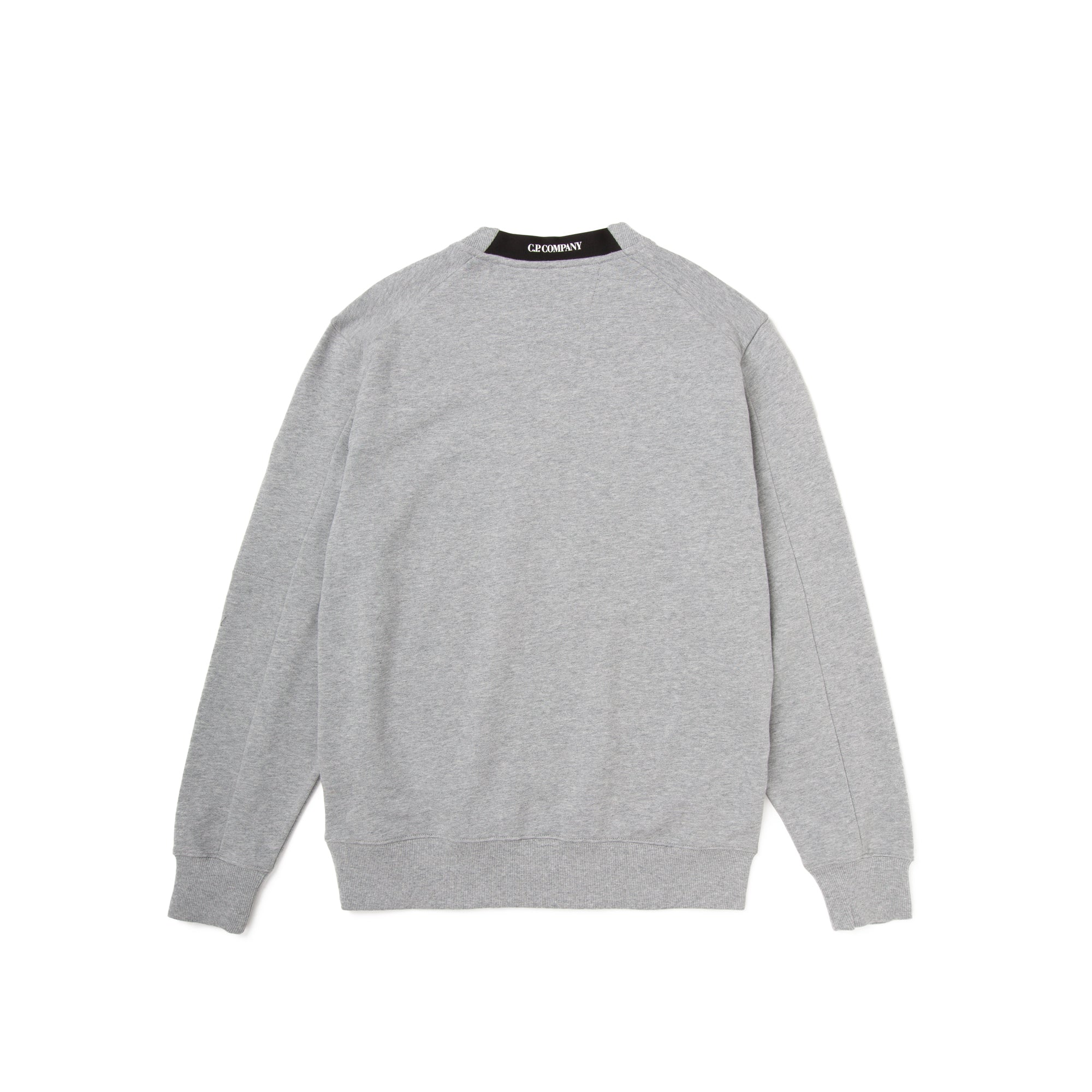 CP Company Mens Diagonal Fleece Lens Crew Sweatshirt