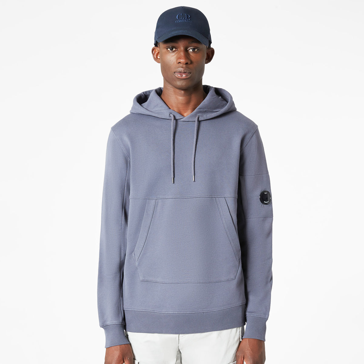 C.P. Company Diagonal Raised Fleece Hoodie