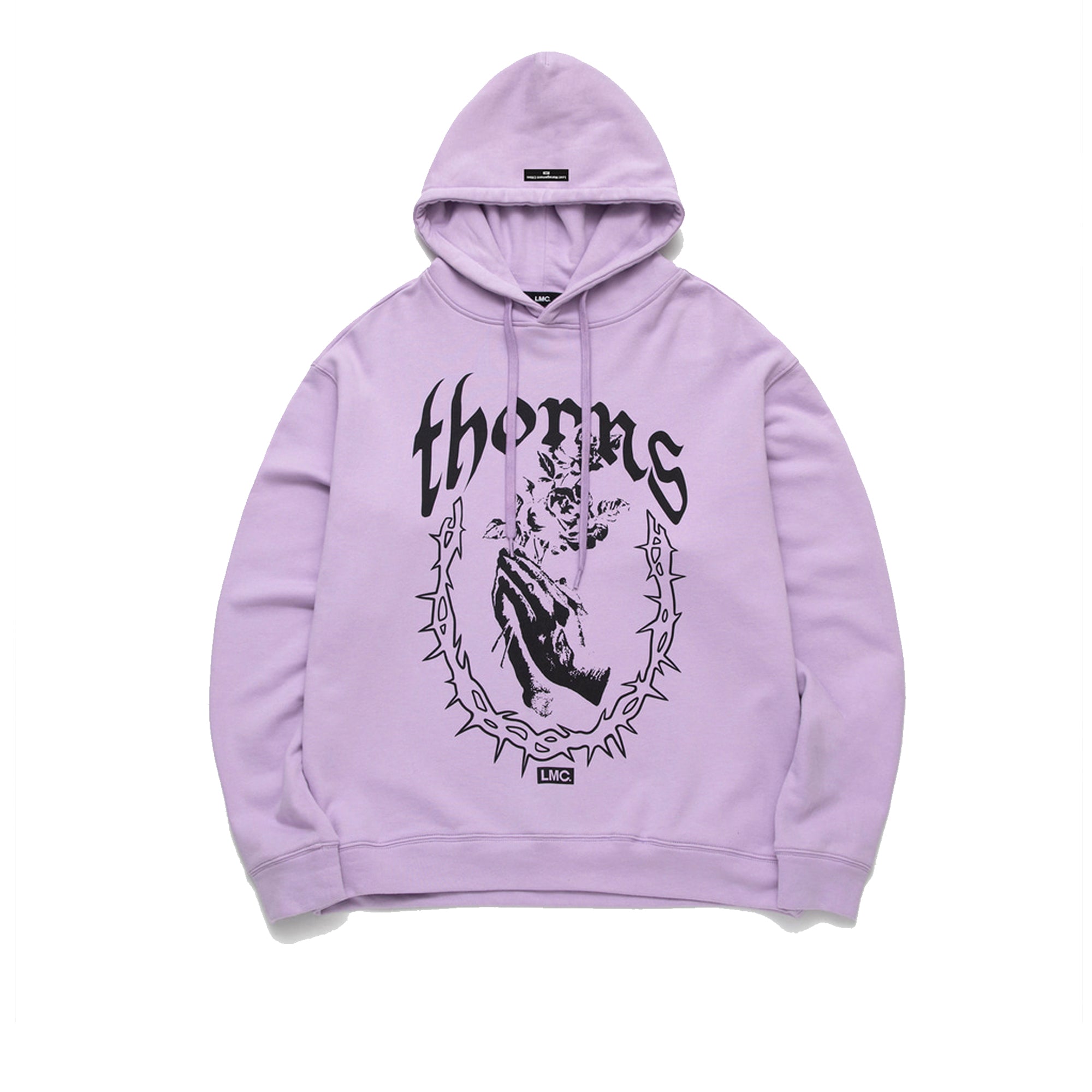 LMC Mens Thorns Praying Rose Hoodie 'Purple'