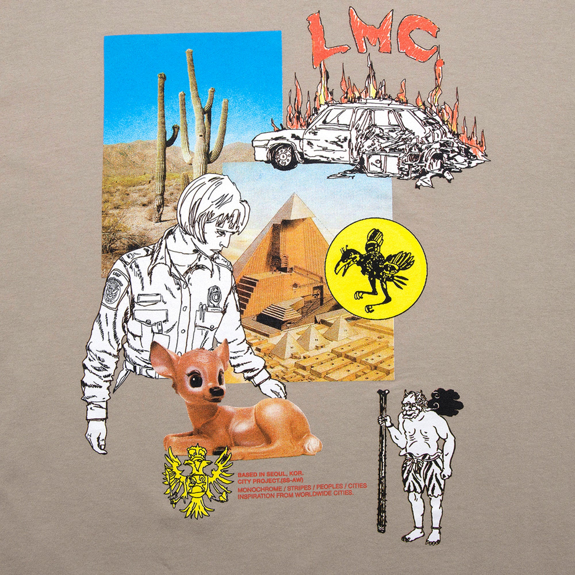 Lost Management Cities Mens Isolation Long Sleeve Tee
