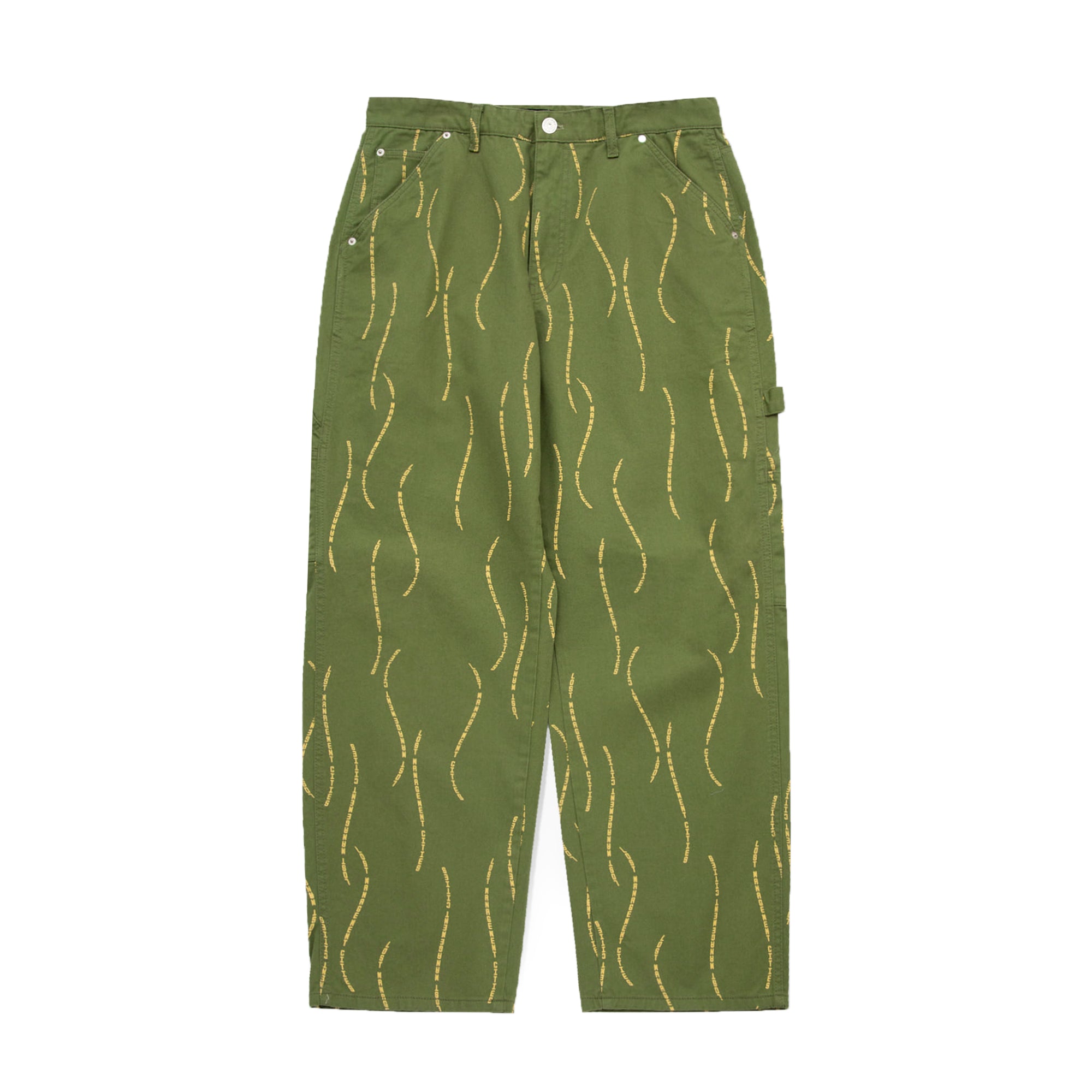 Lost Management Cities Mens Wave FN Washed Carpenter Pants