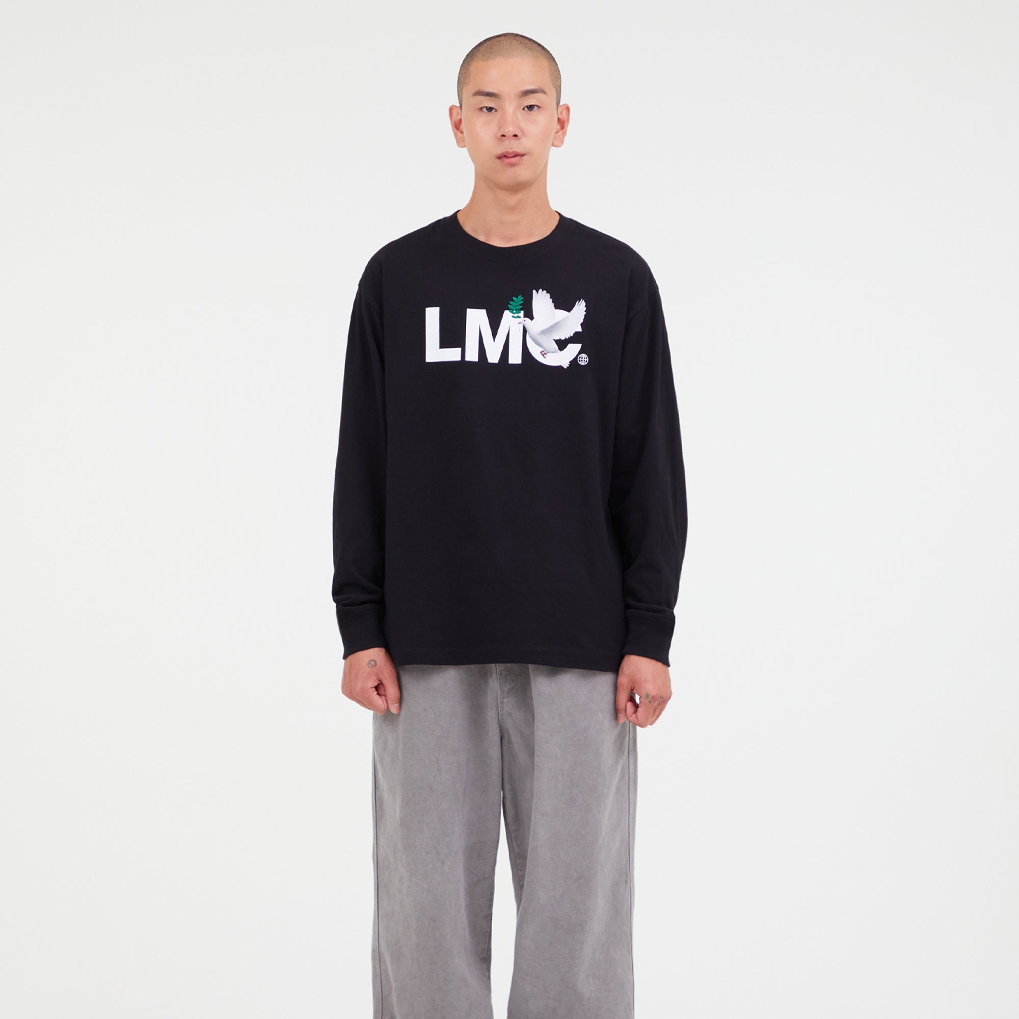 Lost Management Cities Mens Dove LS Tee