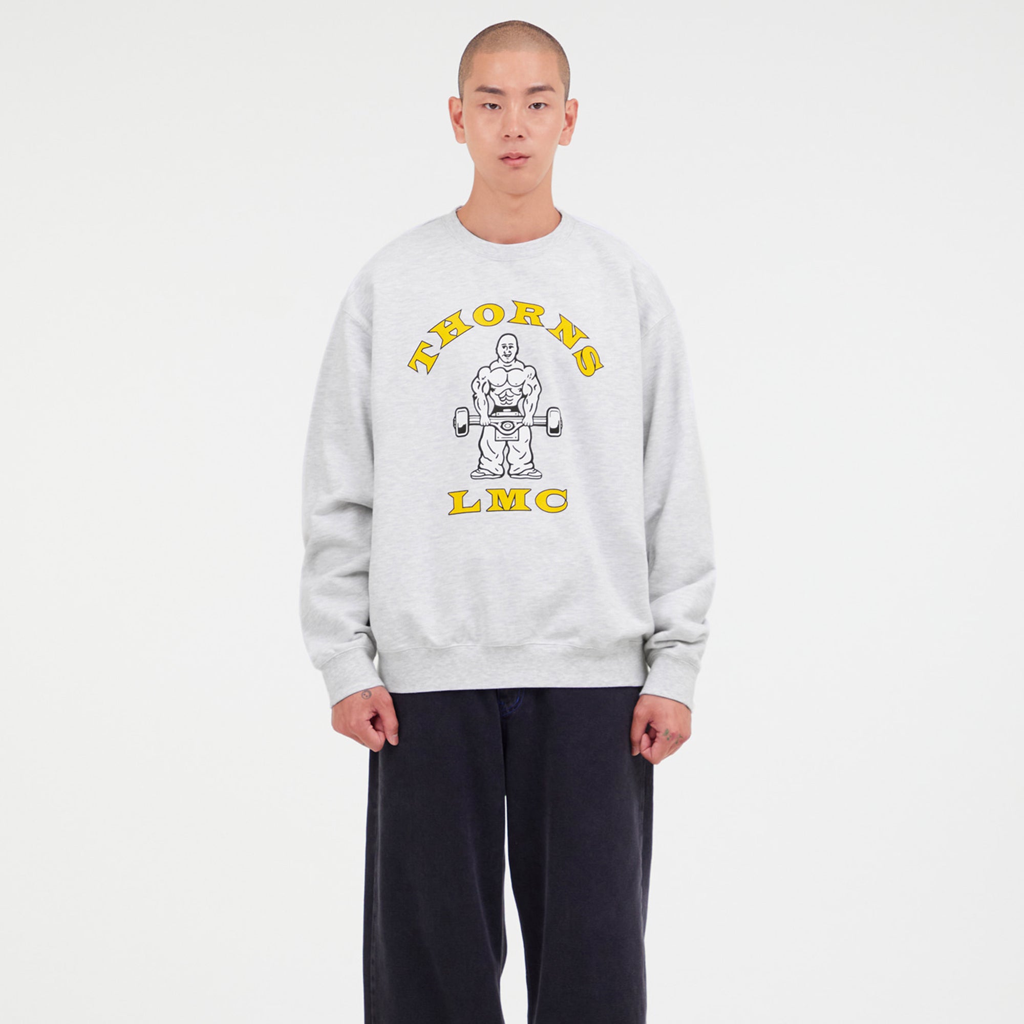 Lost Management Cities Mens Thorns Muscle Sweatshirt