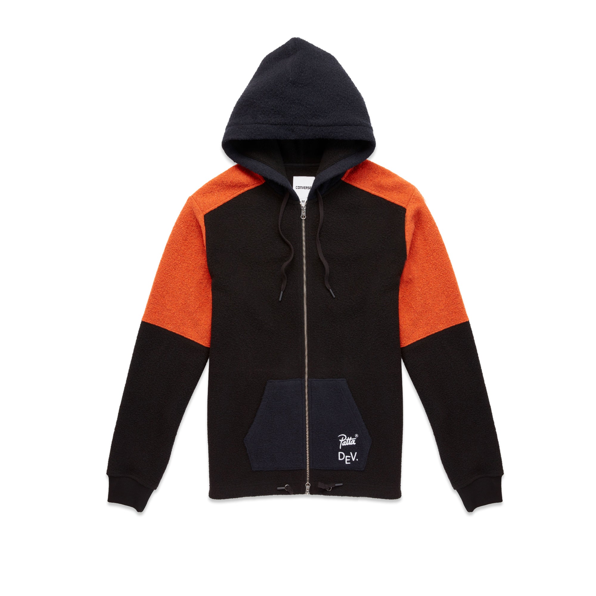 Converse x Patta x Deviation Zip Hoodie [10007245-BLK]