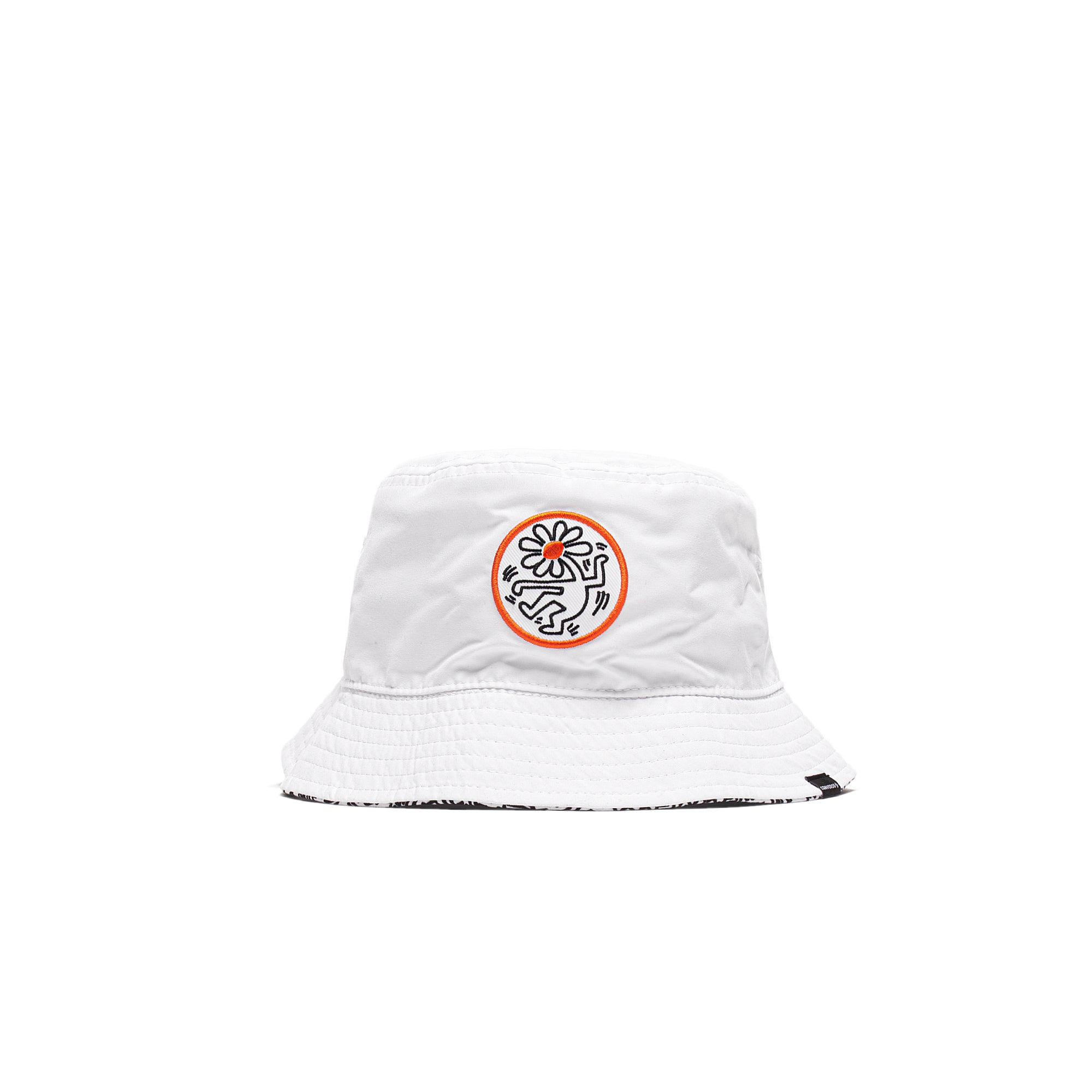 Converse Mens Haring Reversible Bucket Hat 'White'