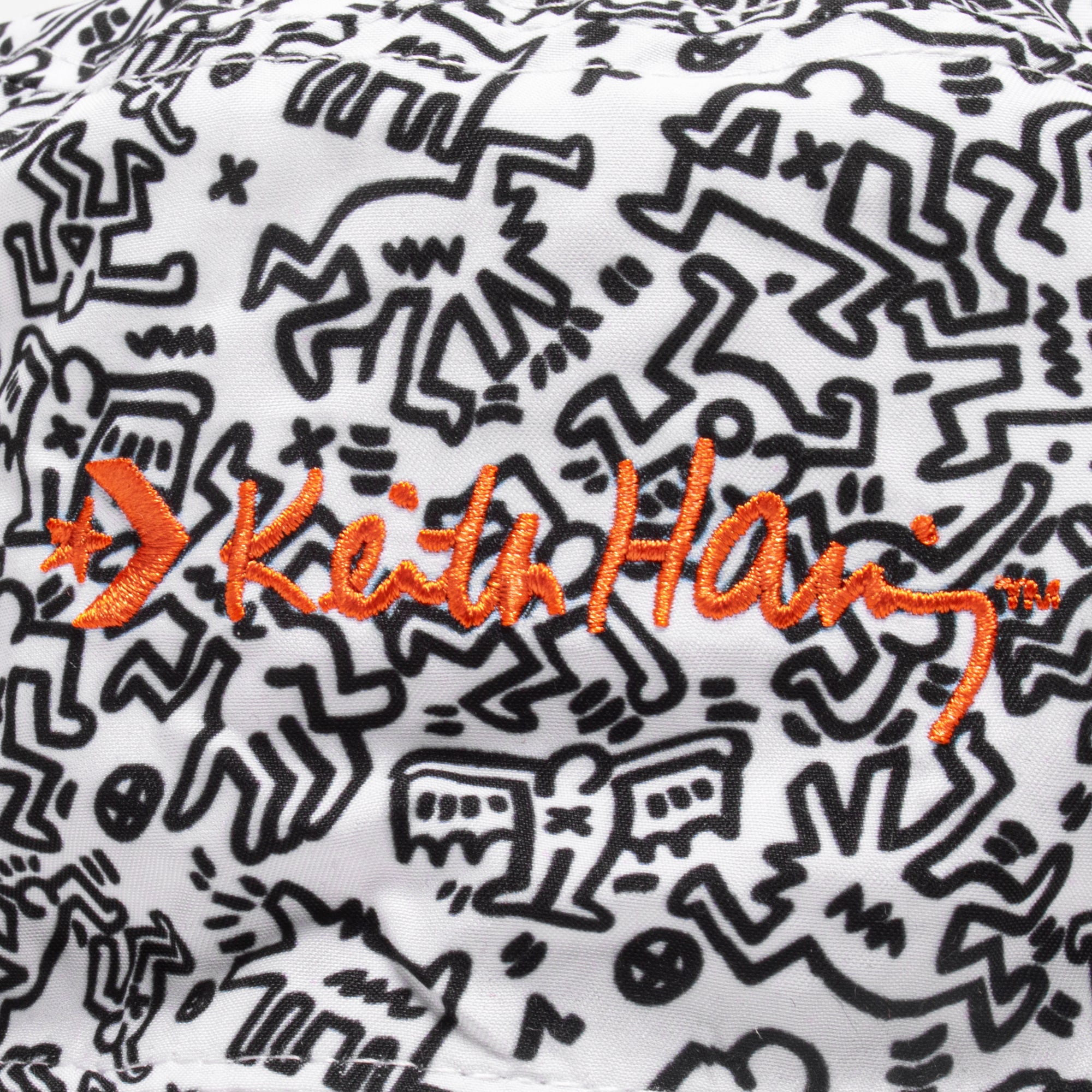 Converse Mens Haring Reversible Bucket Hat 'White'
