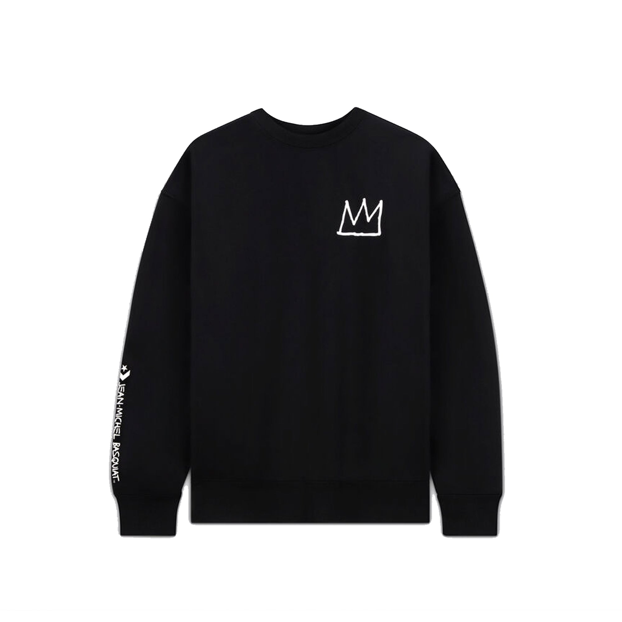 Converse Basquiat Fleece Pullover Crew 'Black'