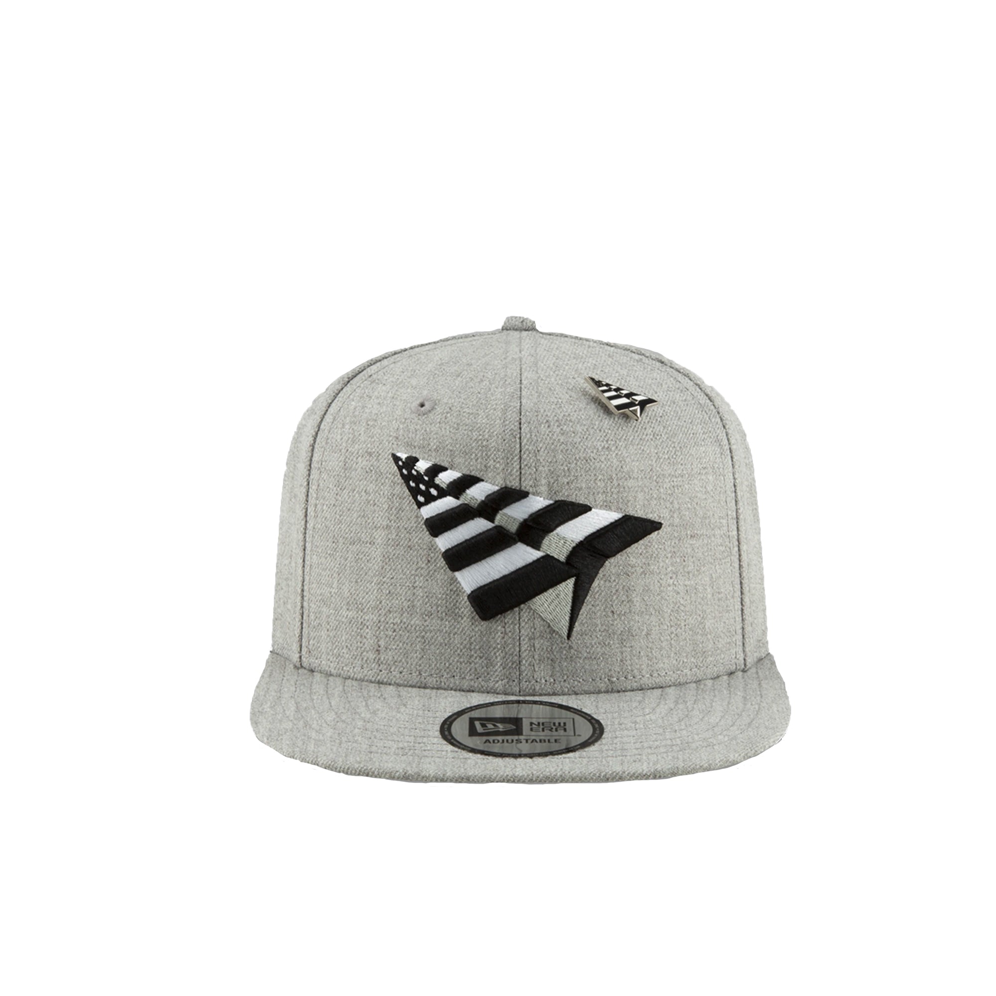 Paper Planes Mens Crown Old School Snapback 'Heather Grey'