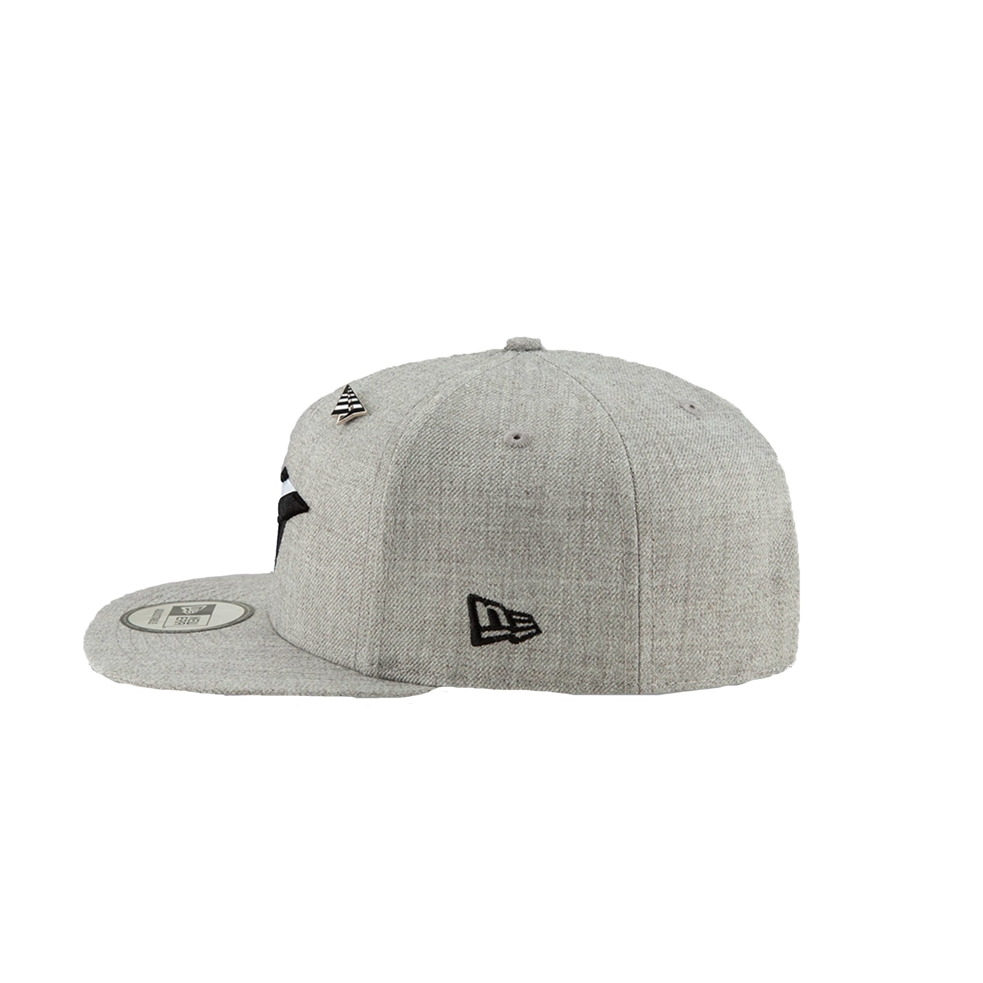 Paper Planes Mens Crown Old School Snapback 'Heather Grey'