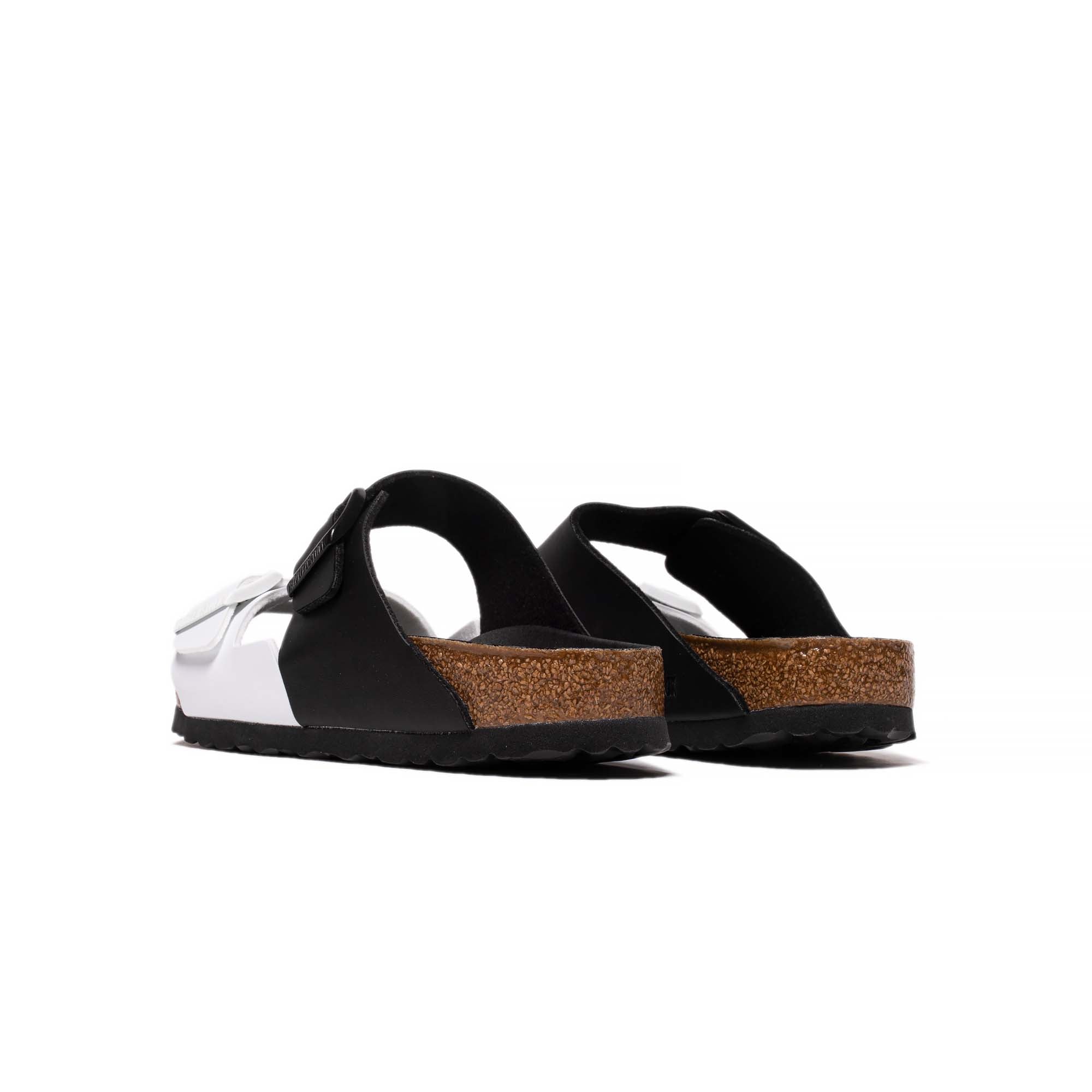 Birkenstock Mens Arizona Split 'Black/White' Sandals