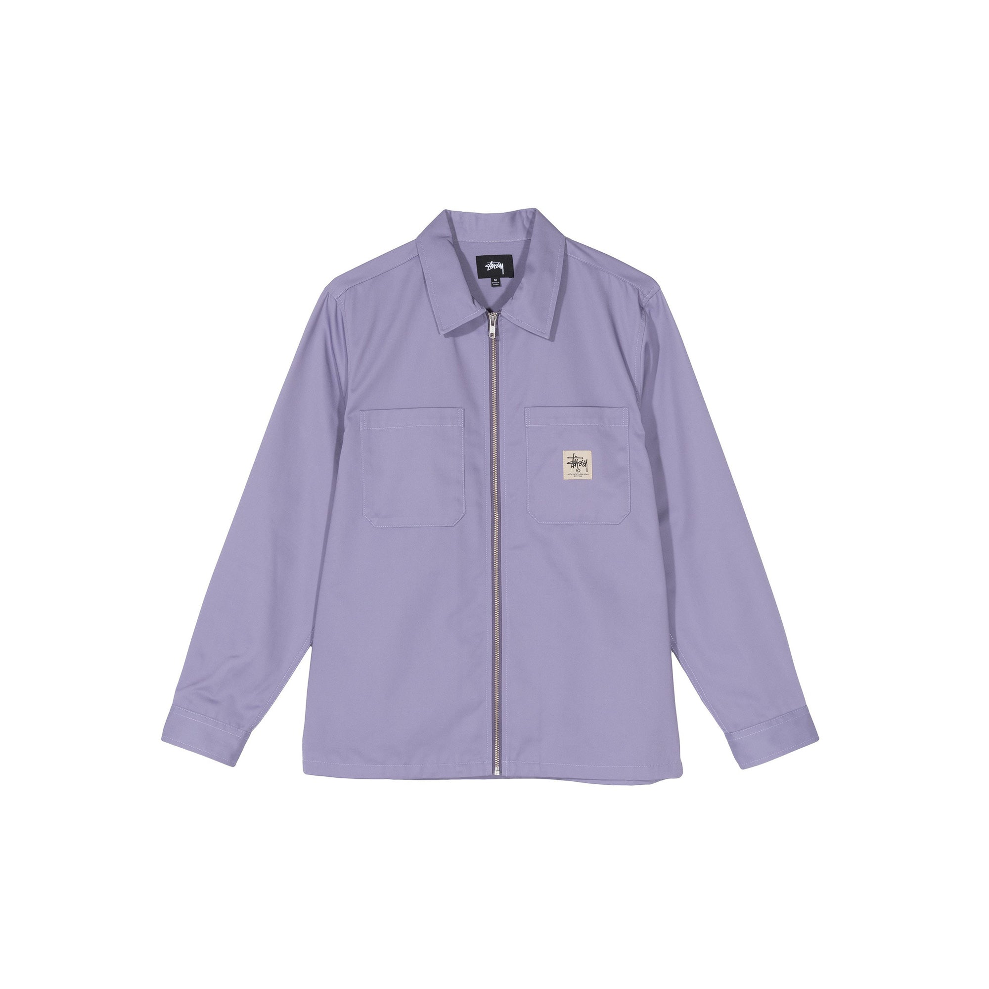 Stussy Zip Up Work LS Shirt [1110065]