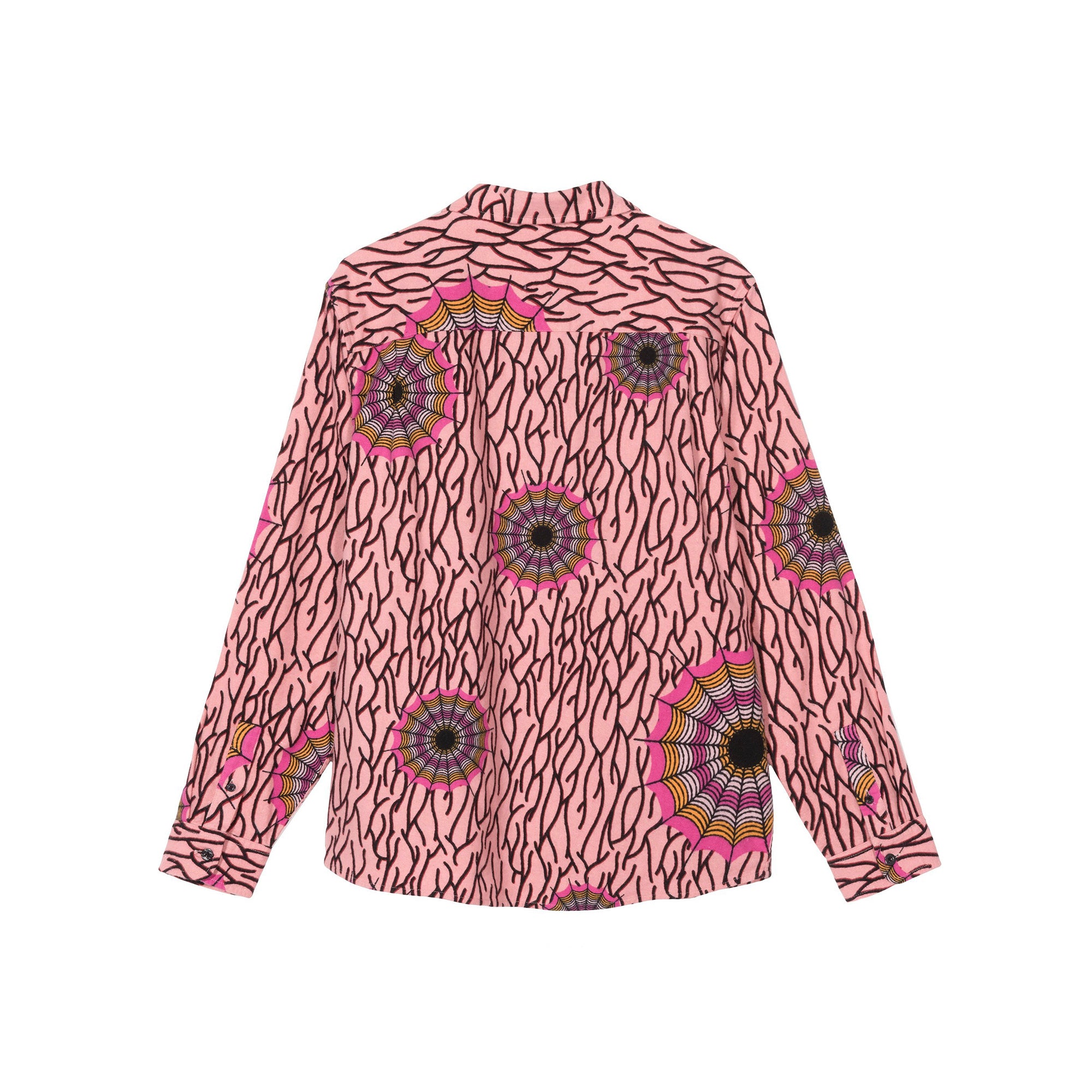 Stussy Spider Web Flannel Shirt [1110087]
