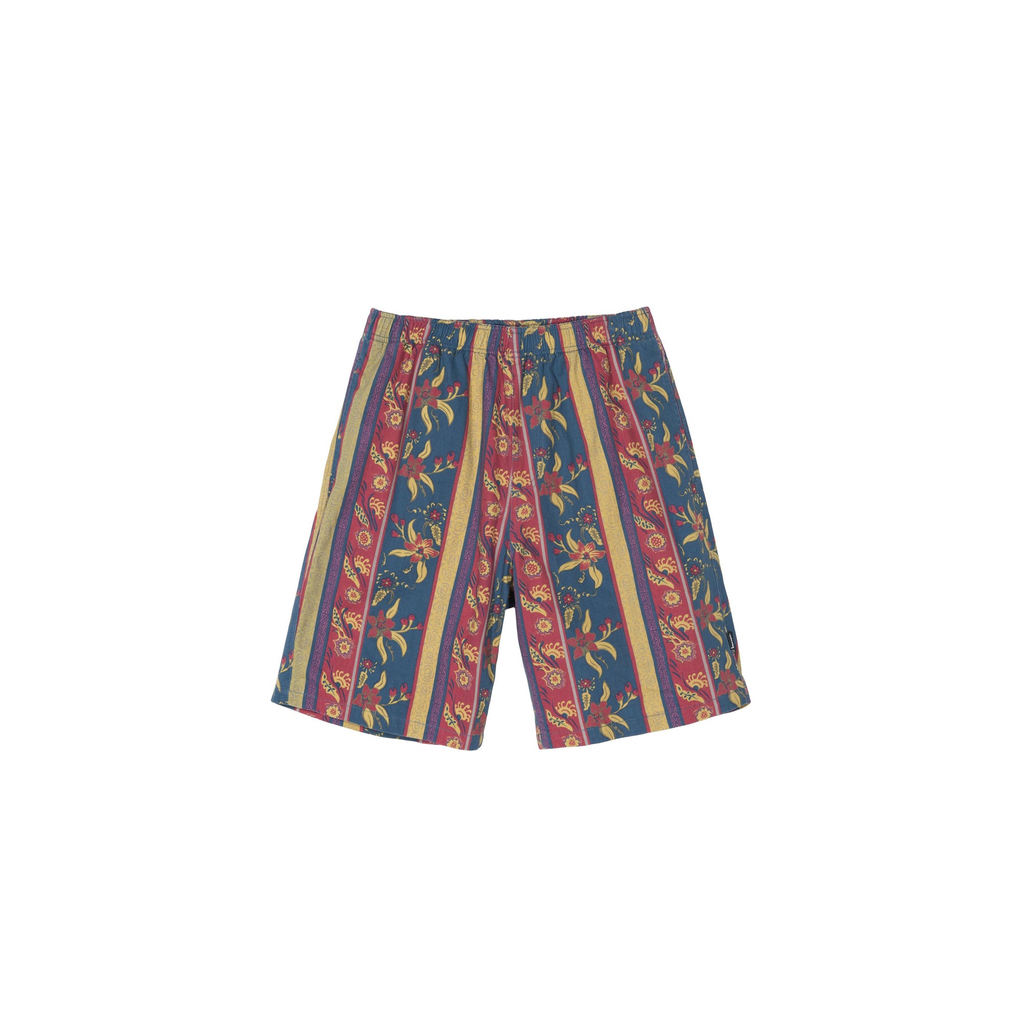 Stussy Mens Fleur Stripe Beach Shorts