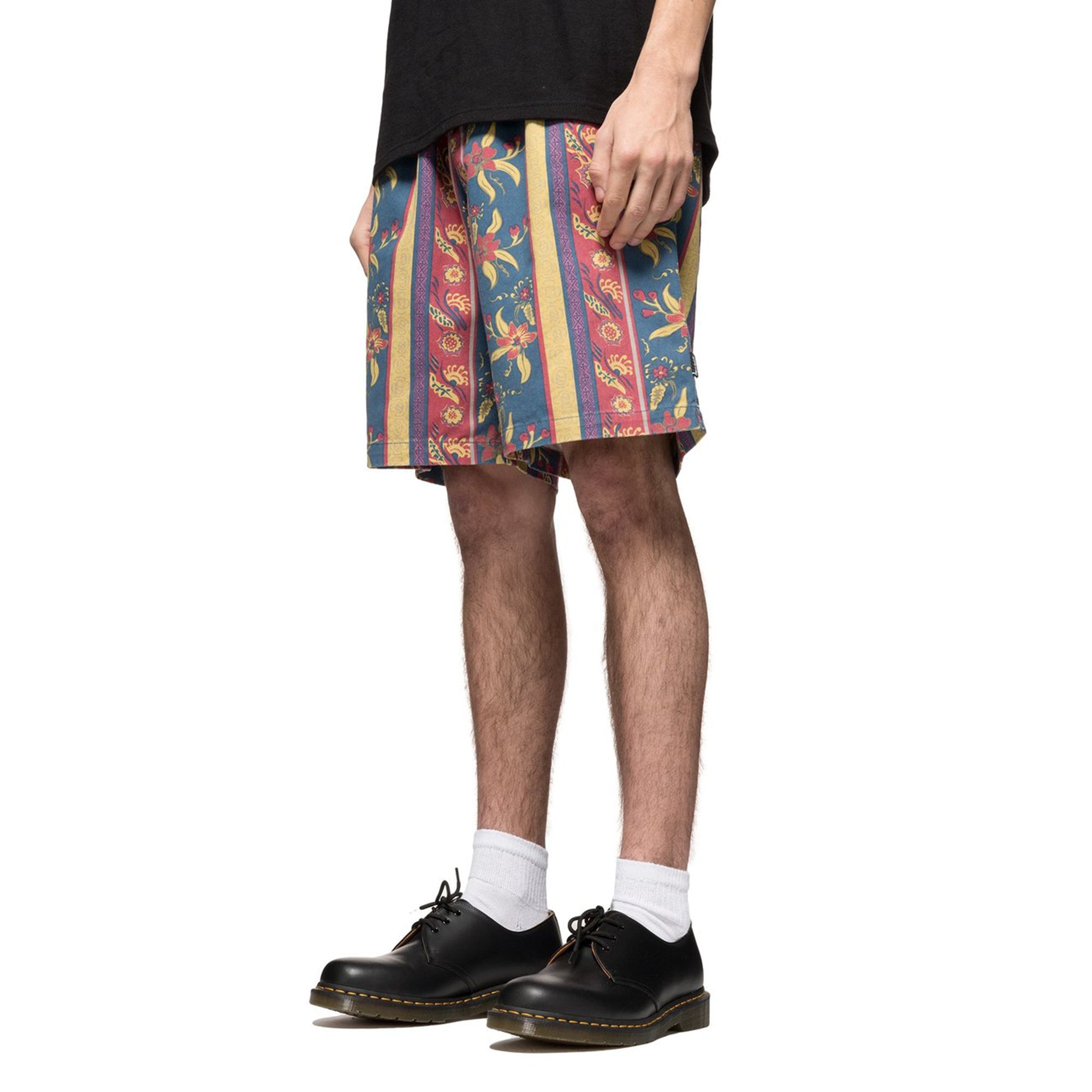 Stussy Mens Fleur Stripe Beach Shorts