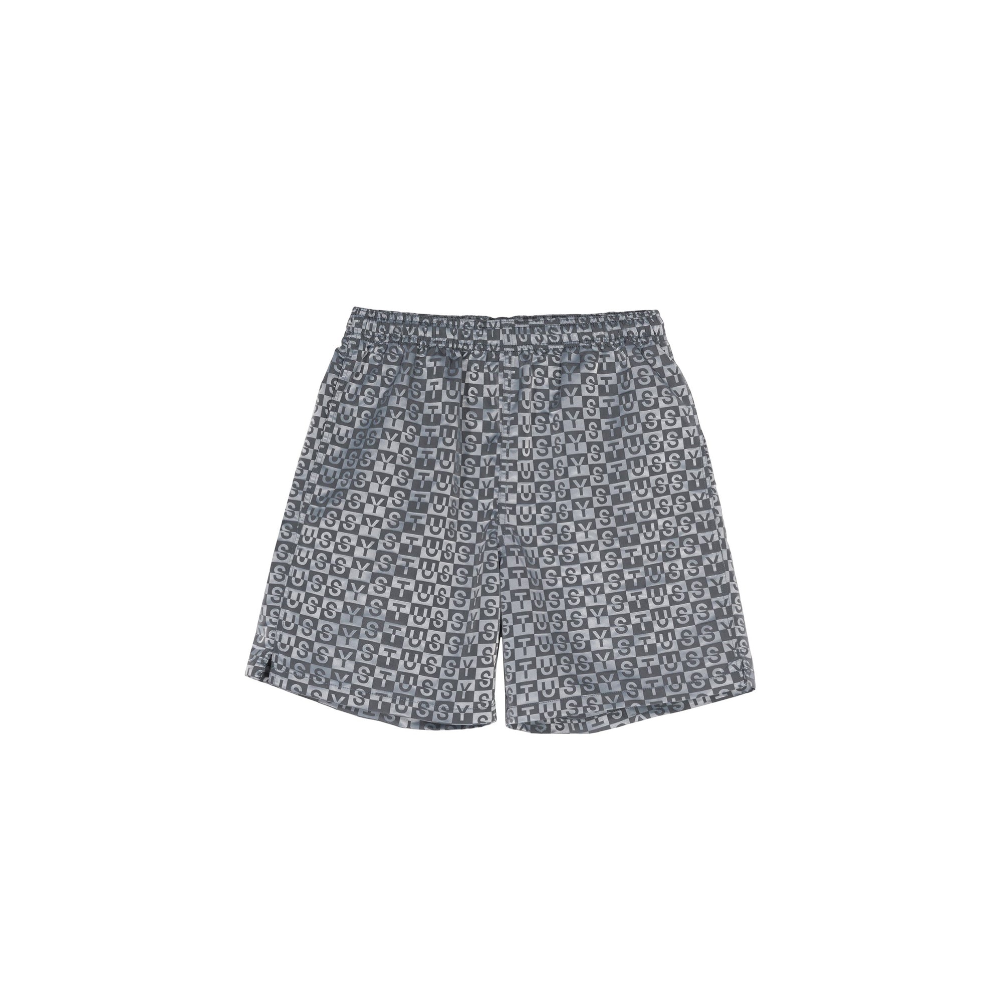 STUSSY CHECK NYLON SHORT