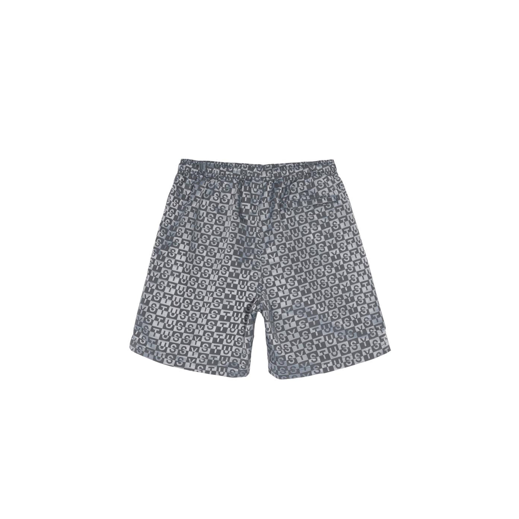 STUSSY CHECK NYLON SHORT