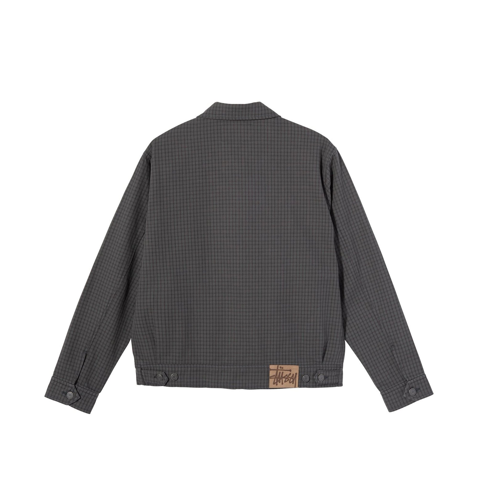 Stussy Mens Check Garage Jacket