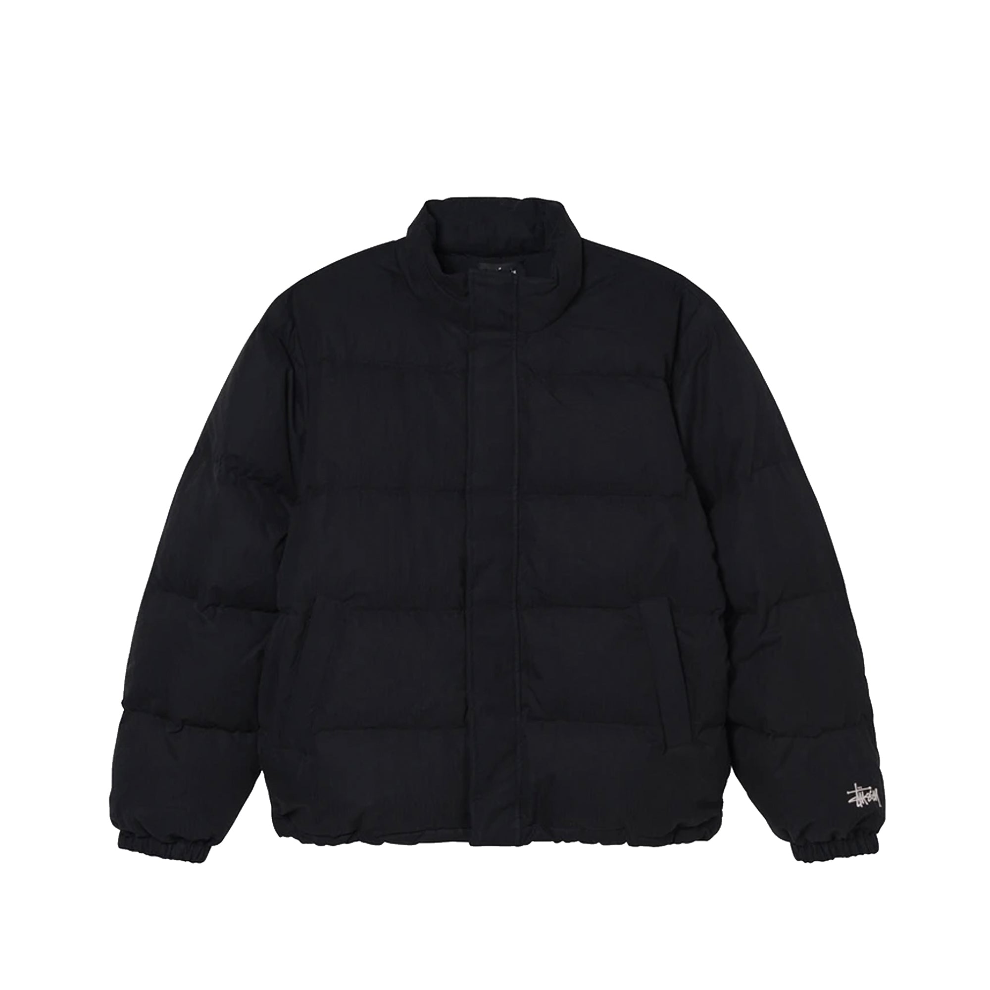 Stussy Mens Solid Puffer Jacket 'Black'