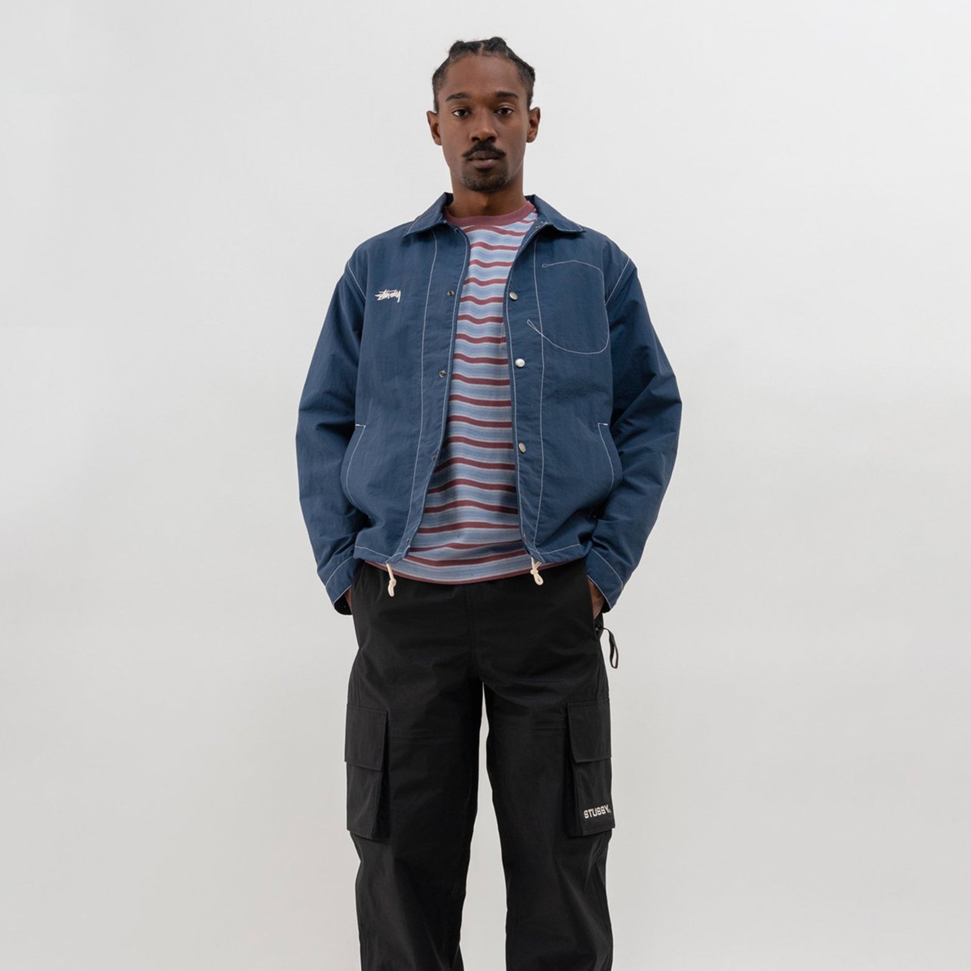 Stussy Mens Folsom Coach Jacket
