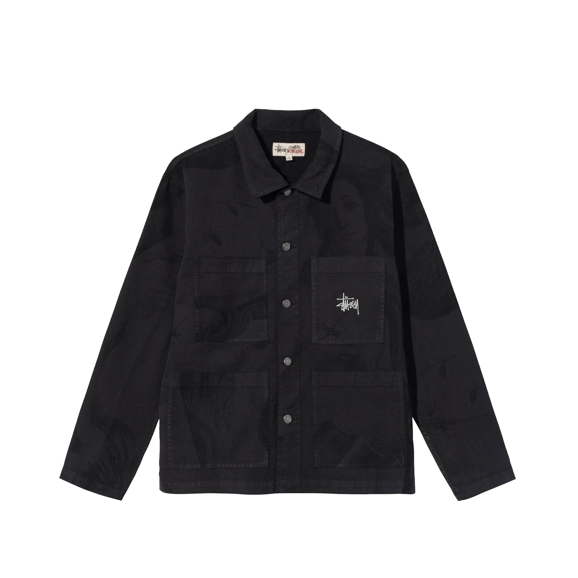 Stussy Mens Venus Chore Jacket 'Black'
