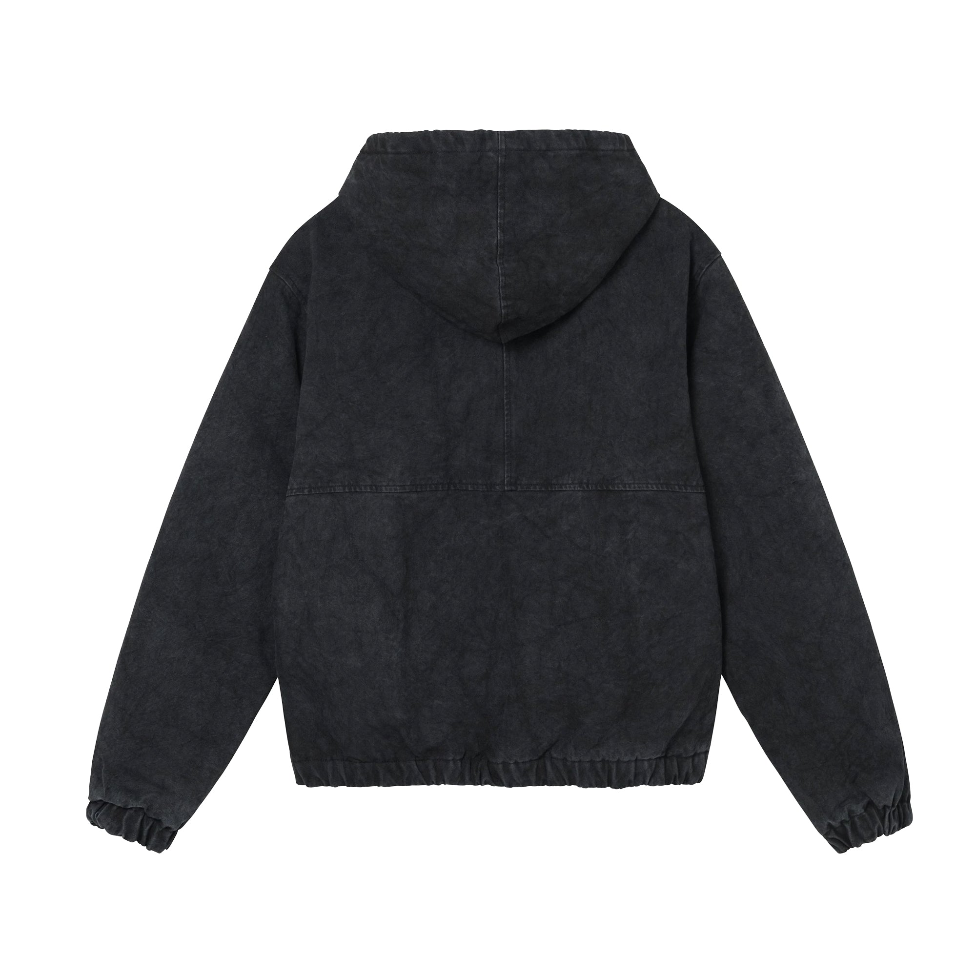 Stussy Mens Washed Canvas Insulated Jacket 'Black'