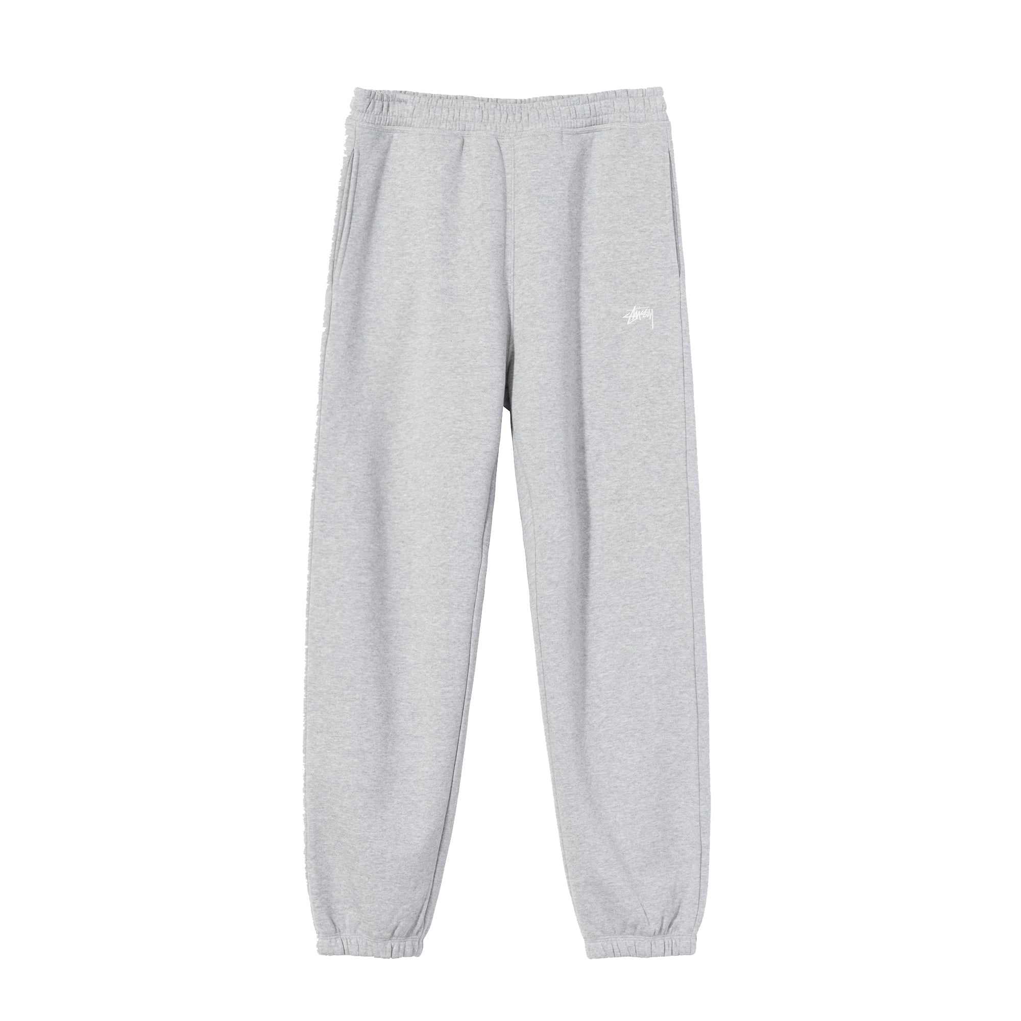 Stussy Mens Stock Logo Pants 'Grey Heather'