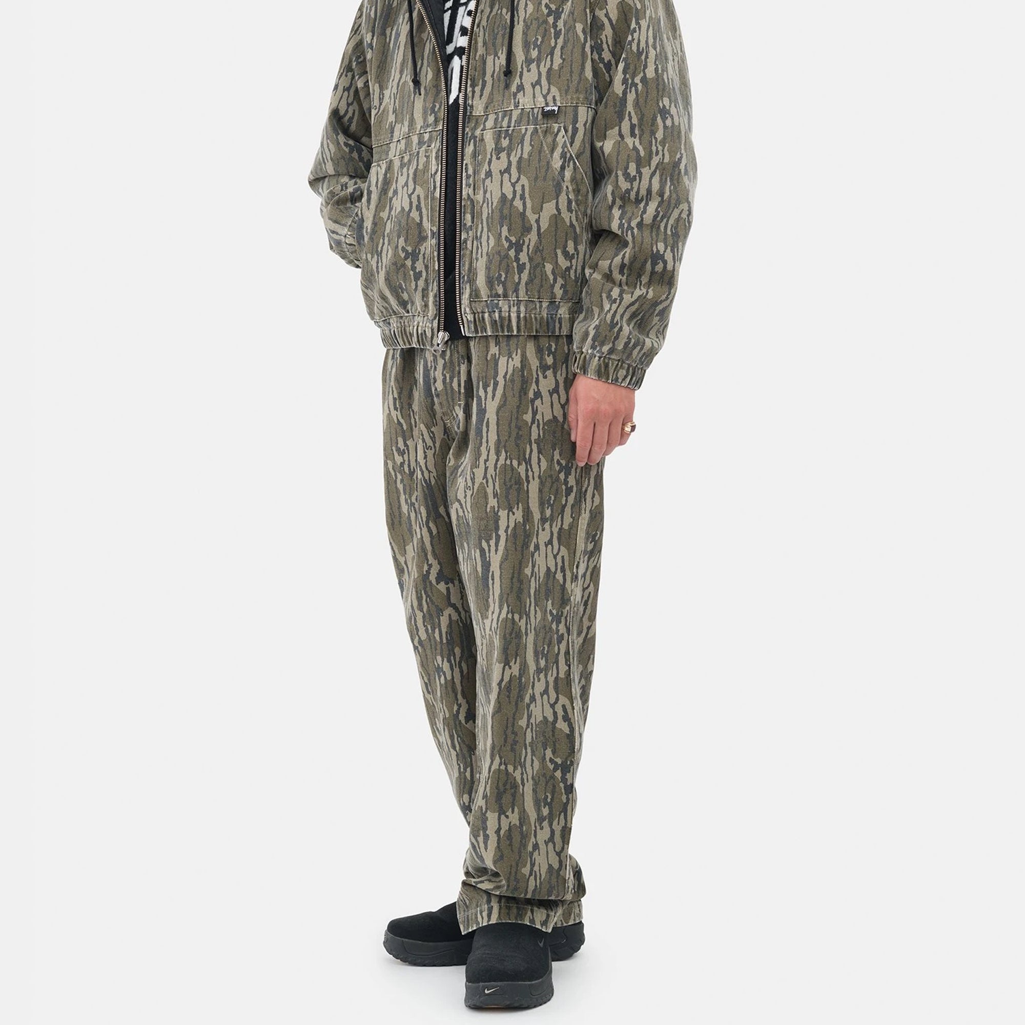 Stussy Mens Mossy Oak Canvas Beach Pant 'Camo'