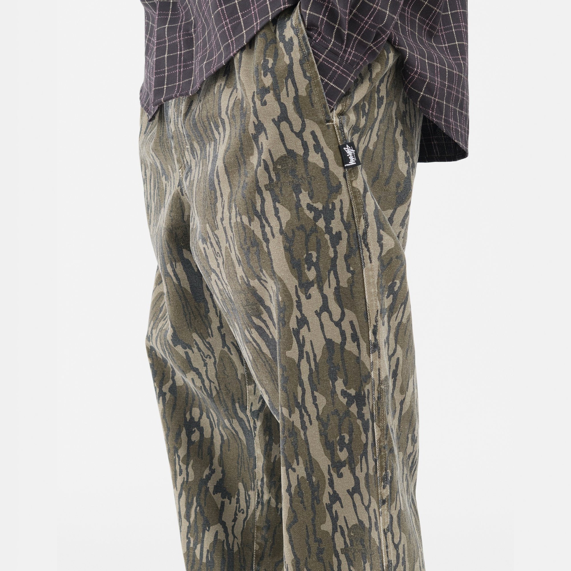 Stussy Mens Mossy Oak Canvas Beach Pant 'Camo'