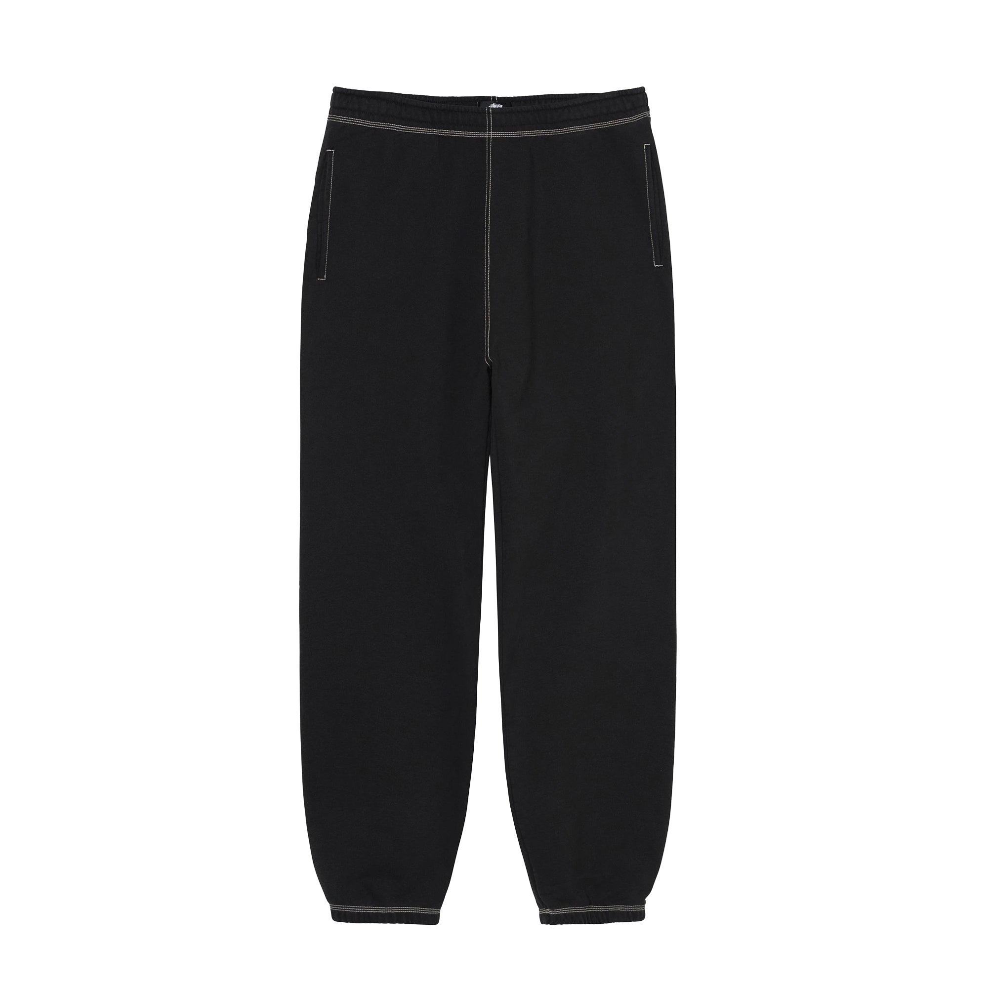 Stussy Mens Contrast Stitch Label Pant 'Black'