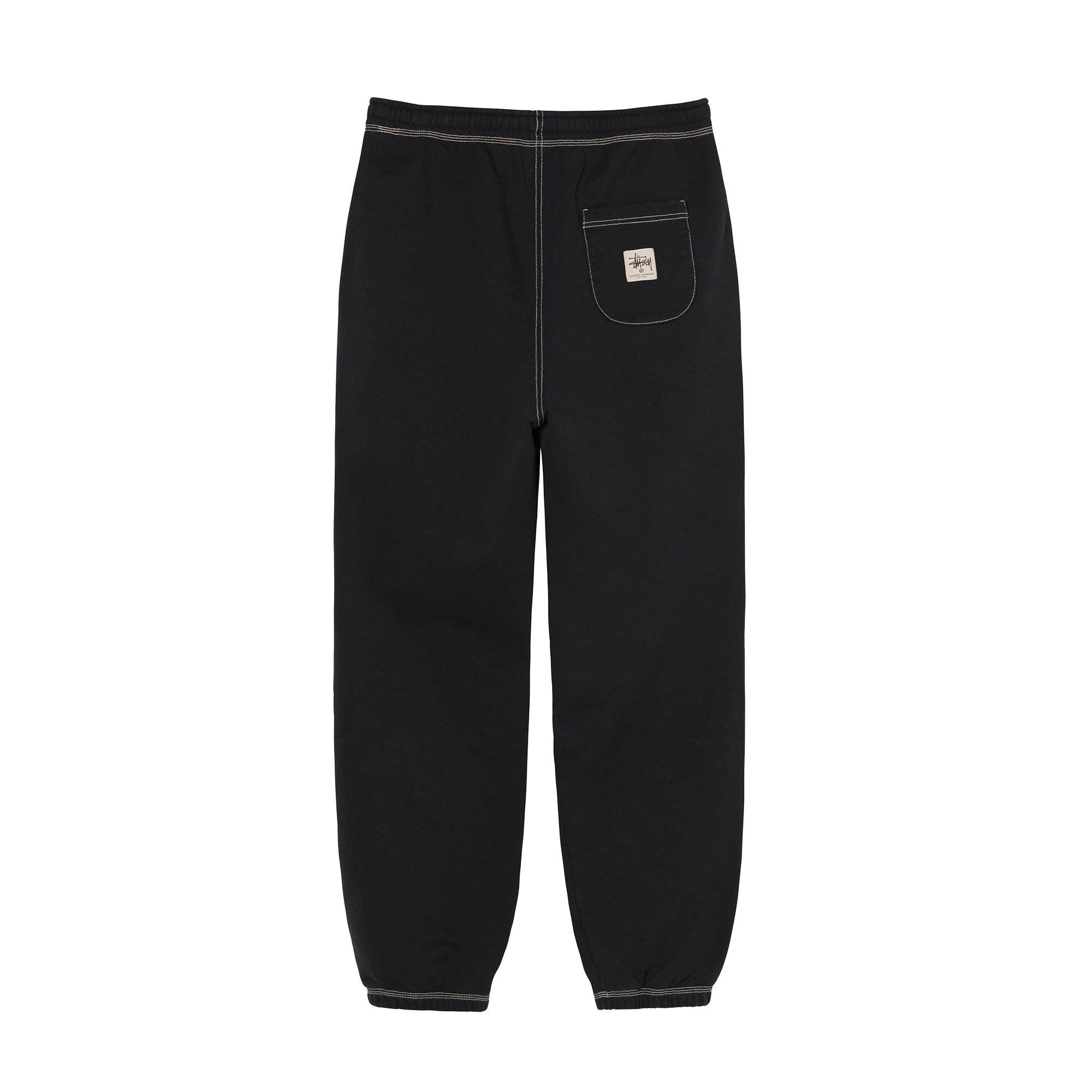Stussy Mens Contrast Stitch Label Pant 'Black'