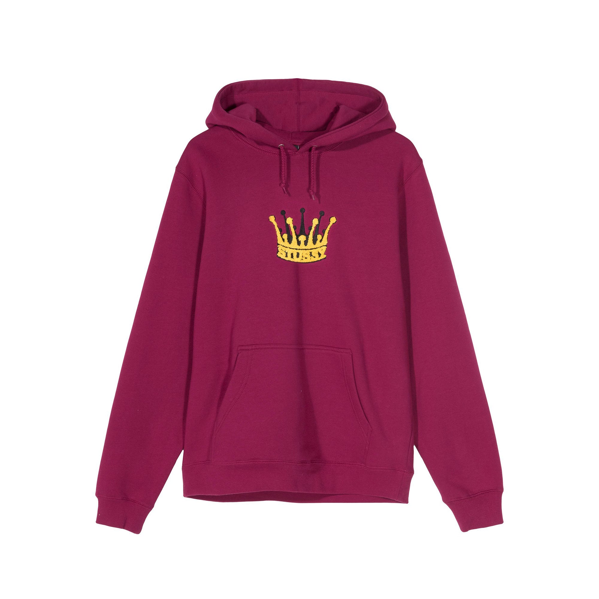 Stussy Mens Chenille Crown Hoodie