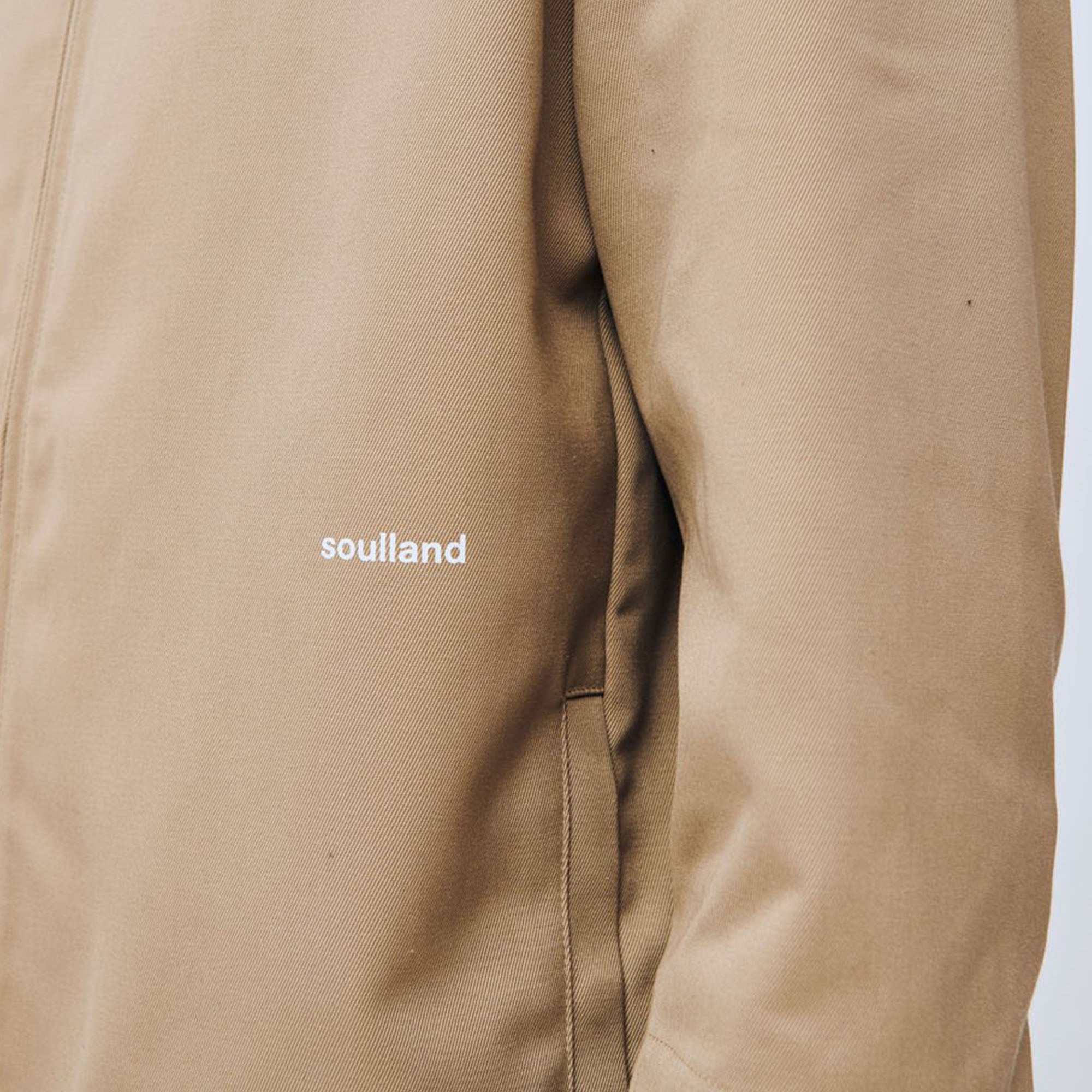 Soulland Mens Windom Jacket 'Beige'