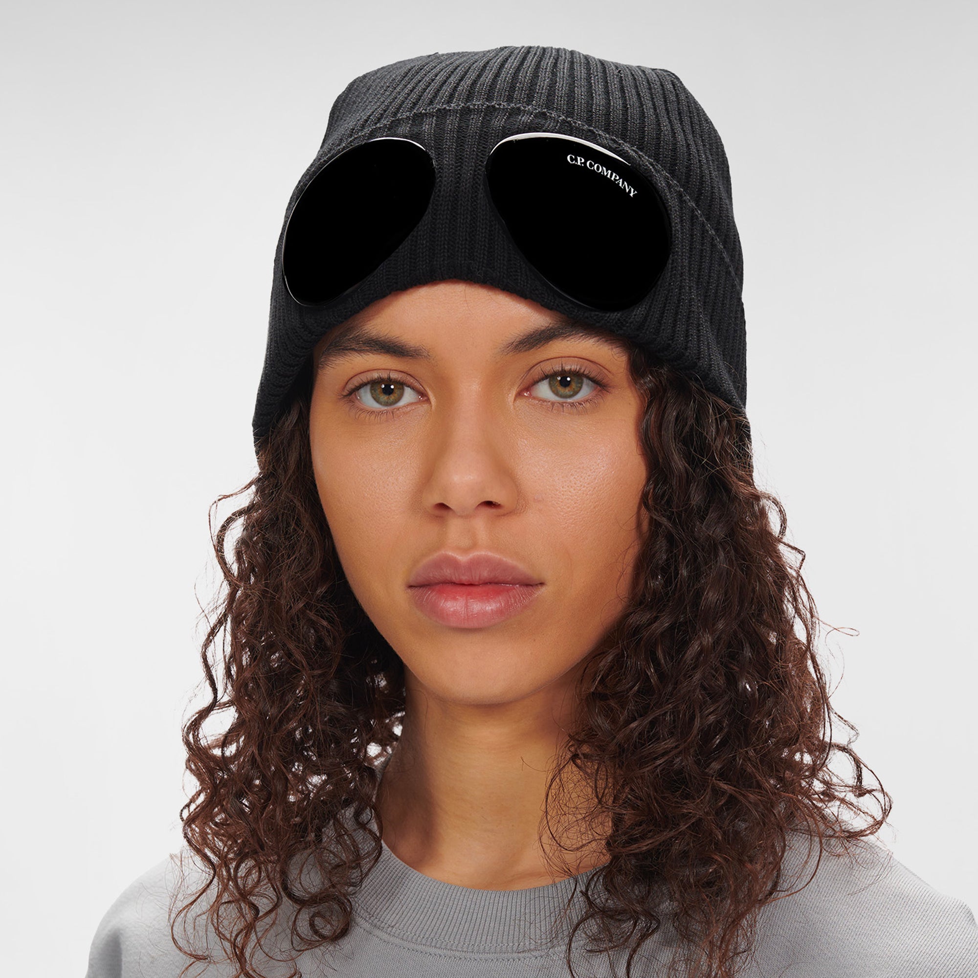 C.P. Company Cotton Goggle Beanie