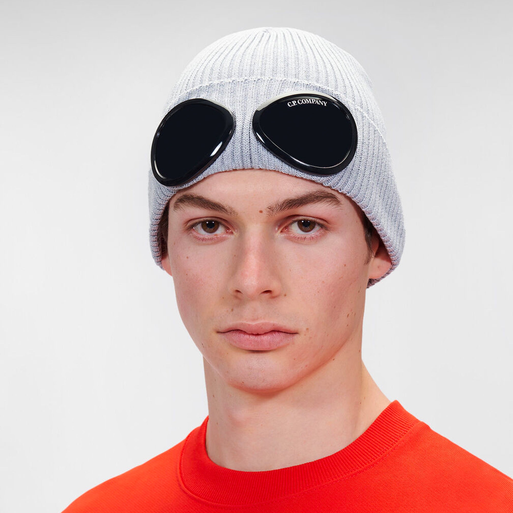C.P. Company Cotton Goggle Beanie