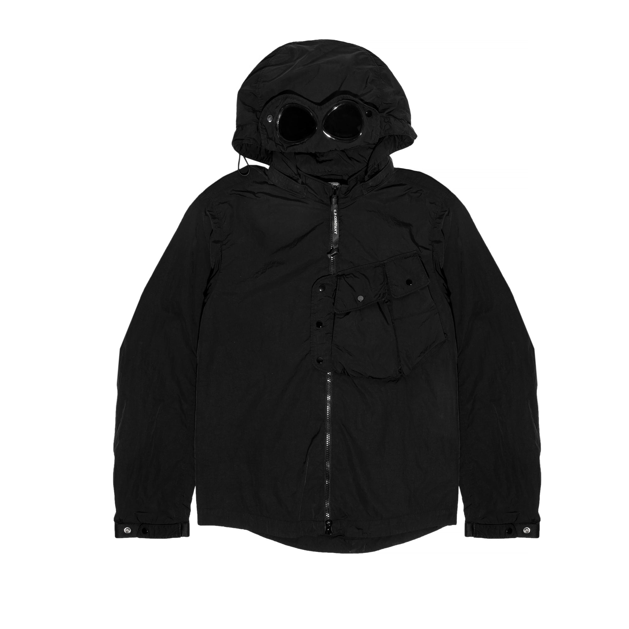 C.P. Company Mens Hooded Goggle Zip Overshirt