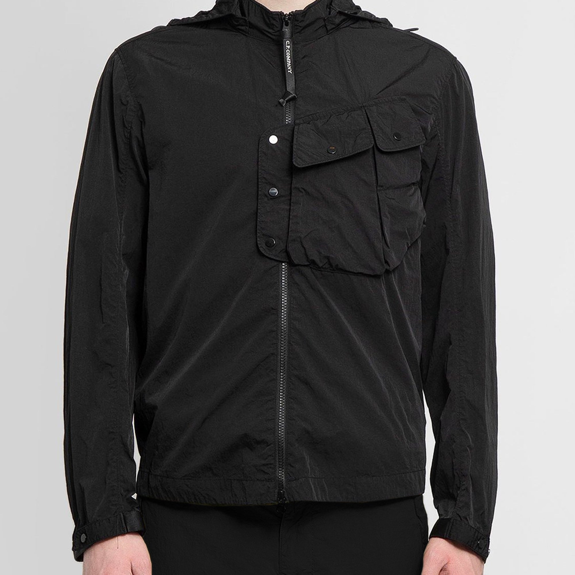 C.P. Company Mens Hooded Goggle Zip Overshirt