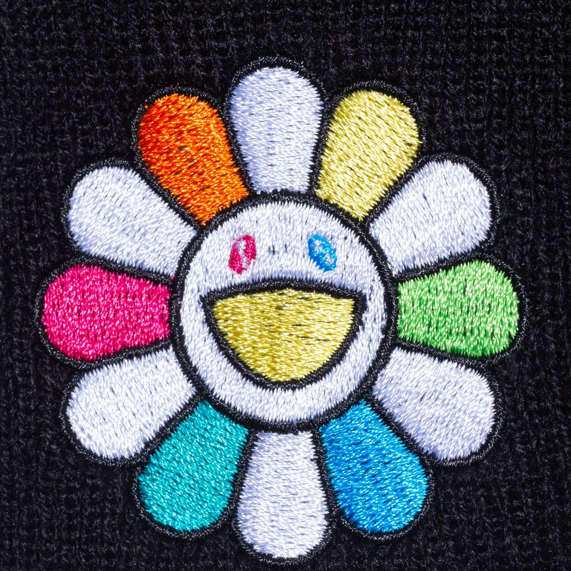 New Era x Takashi Murakami Ohana Basic Cuff Knit 'AOP Black'