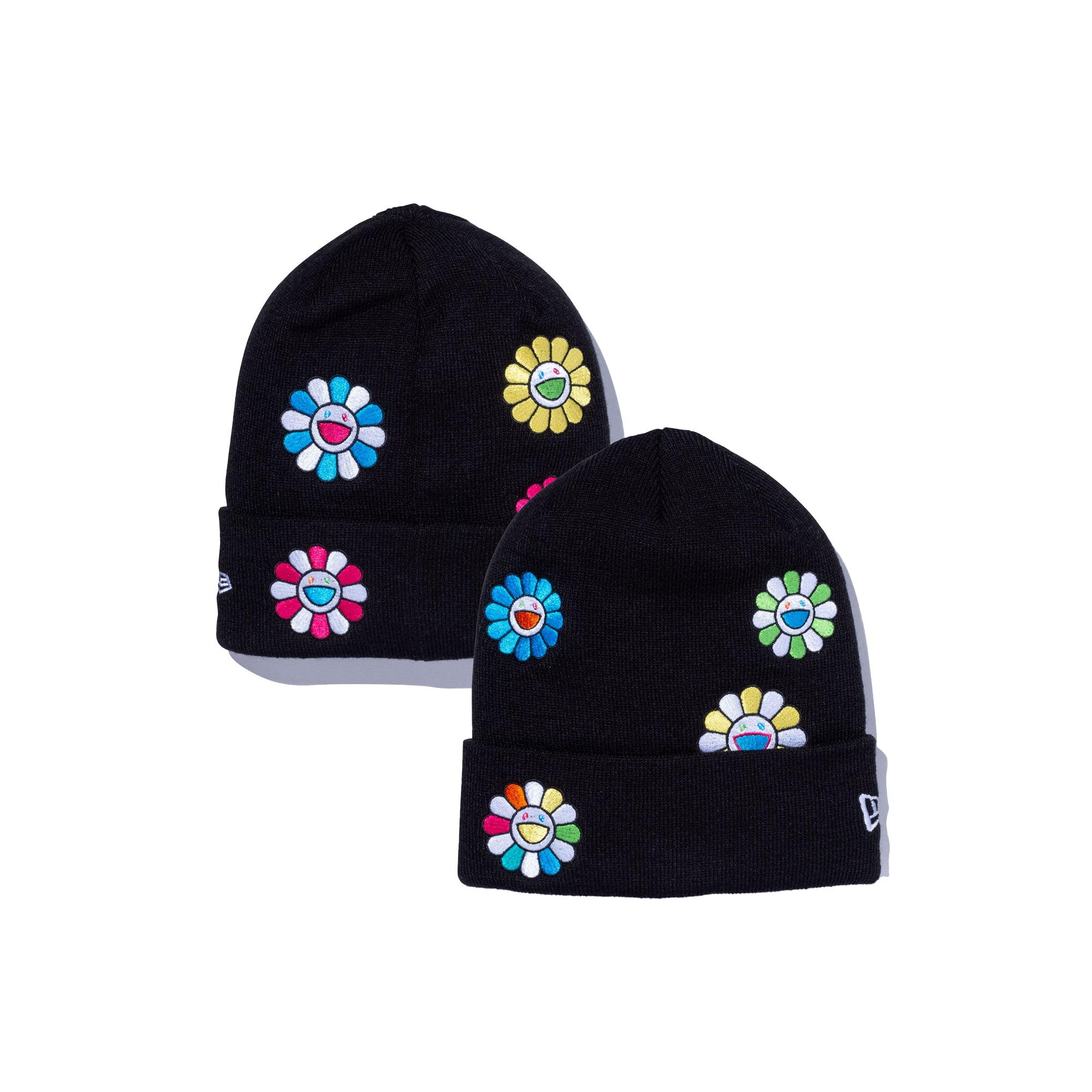 New Era x Takashi Murakami Ohana Basic Cuff Knit 'AOP Black'