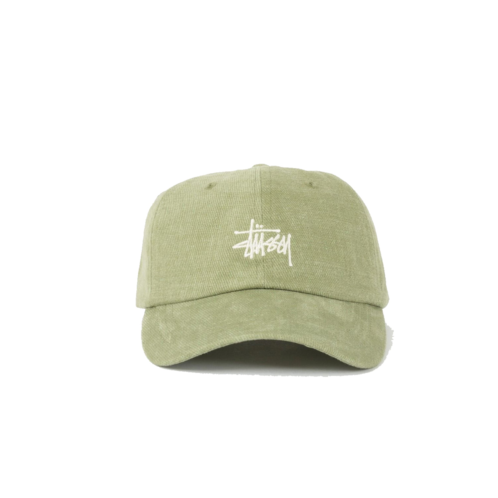 Stussy Mens Stock Low Pro Cap 'Light Olive'