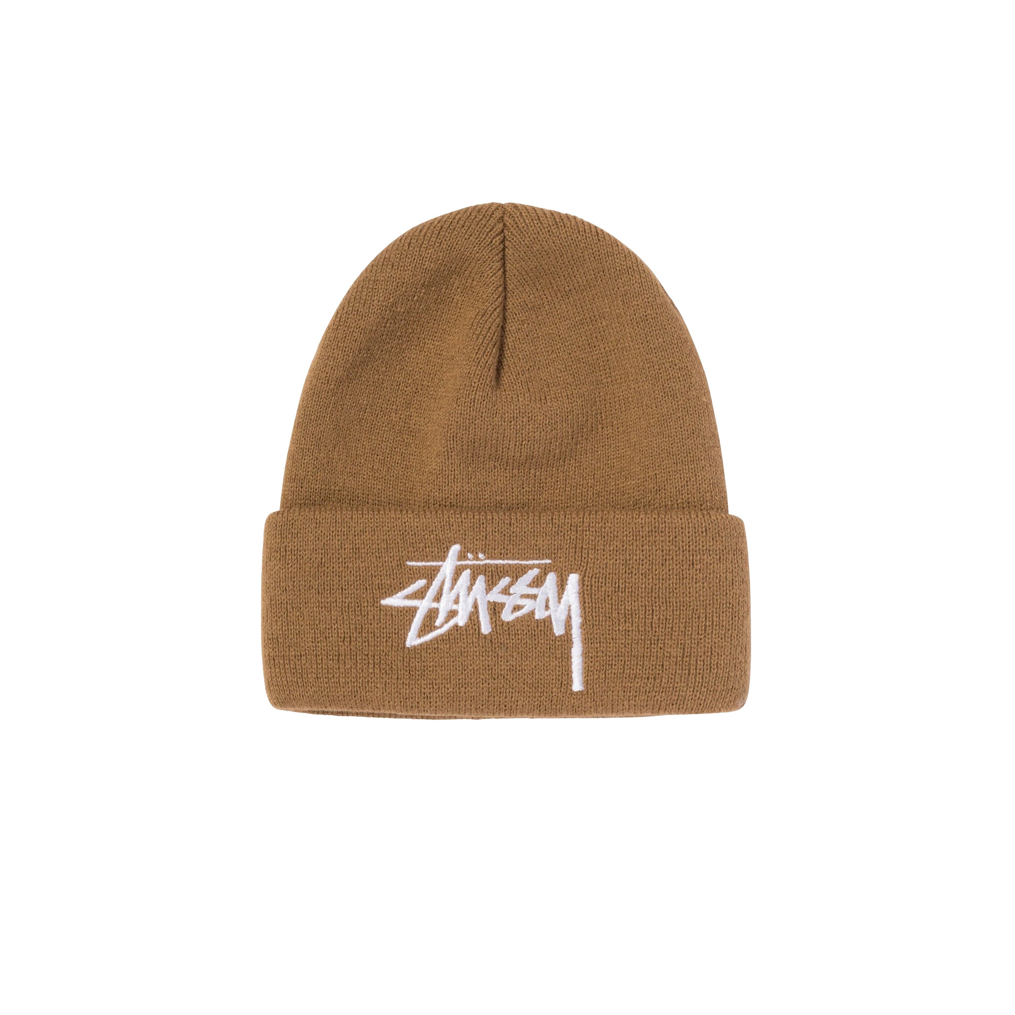 Stussy Big Stock Cuff Brown Beanie