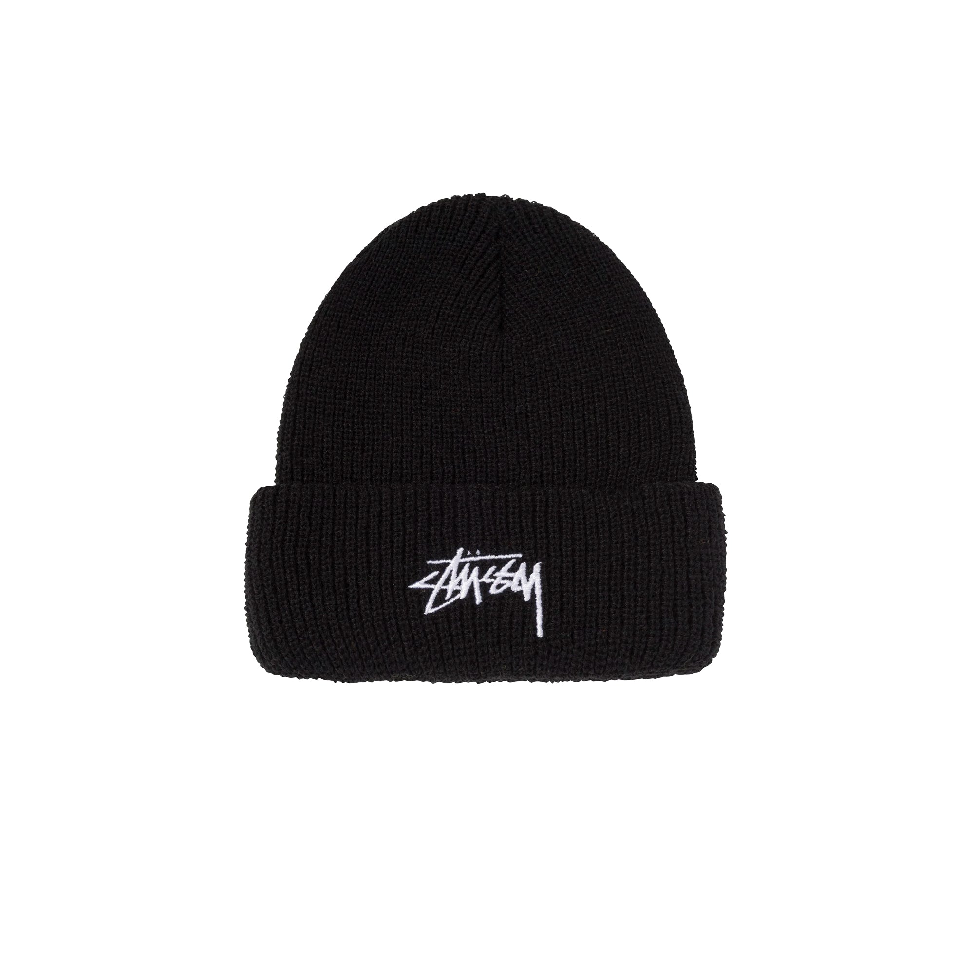Stussy Stock Cuff Black Beanie