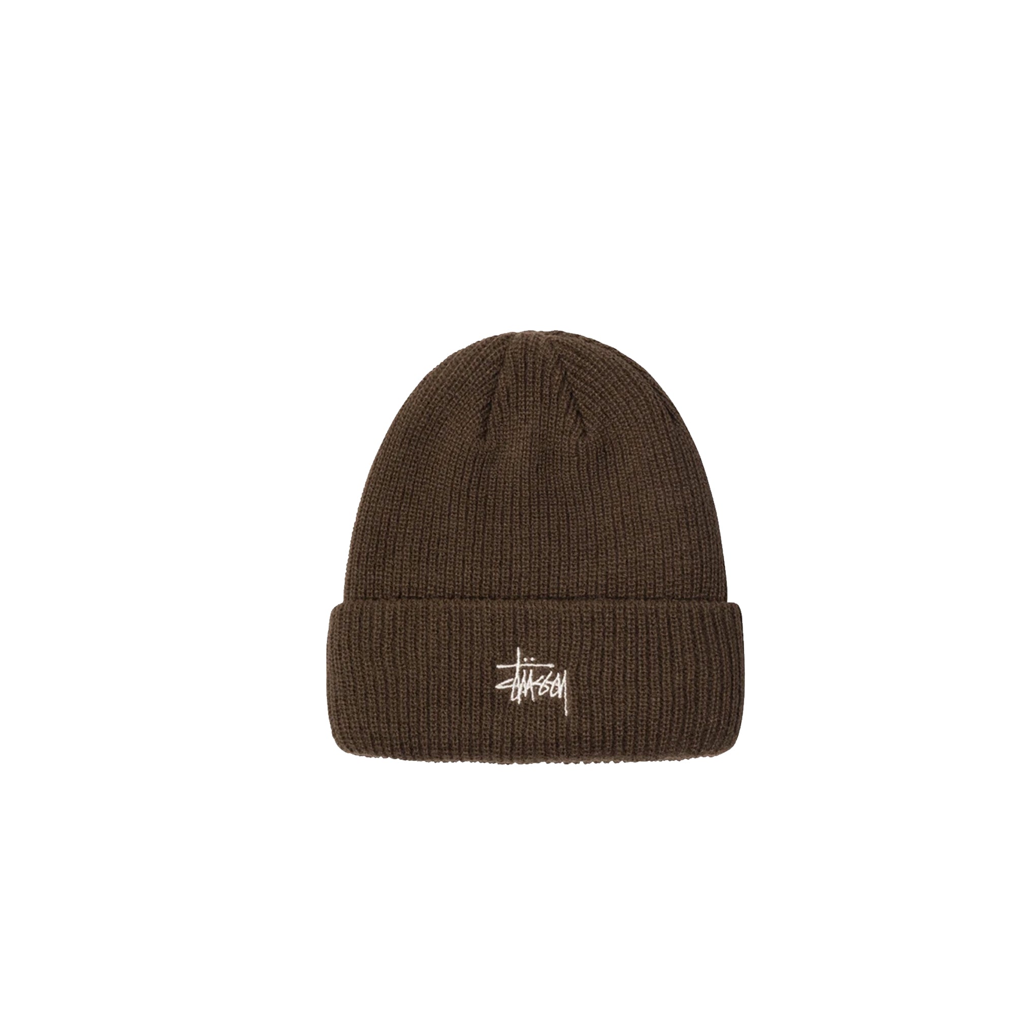 Stussy Basic Cuff Beanie 'Brown'