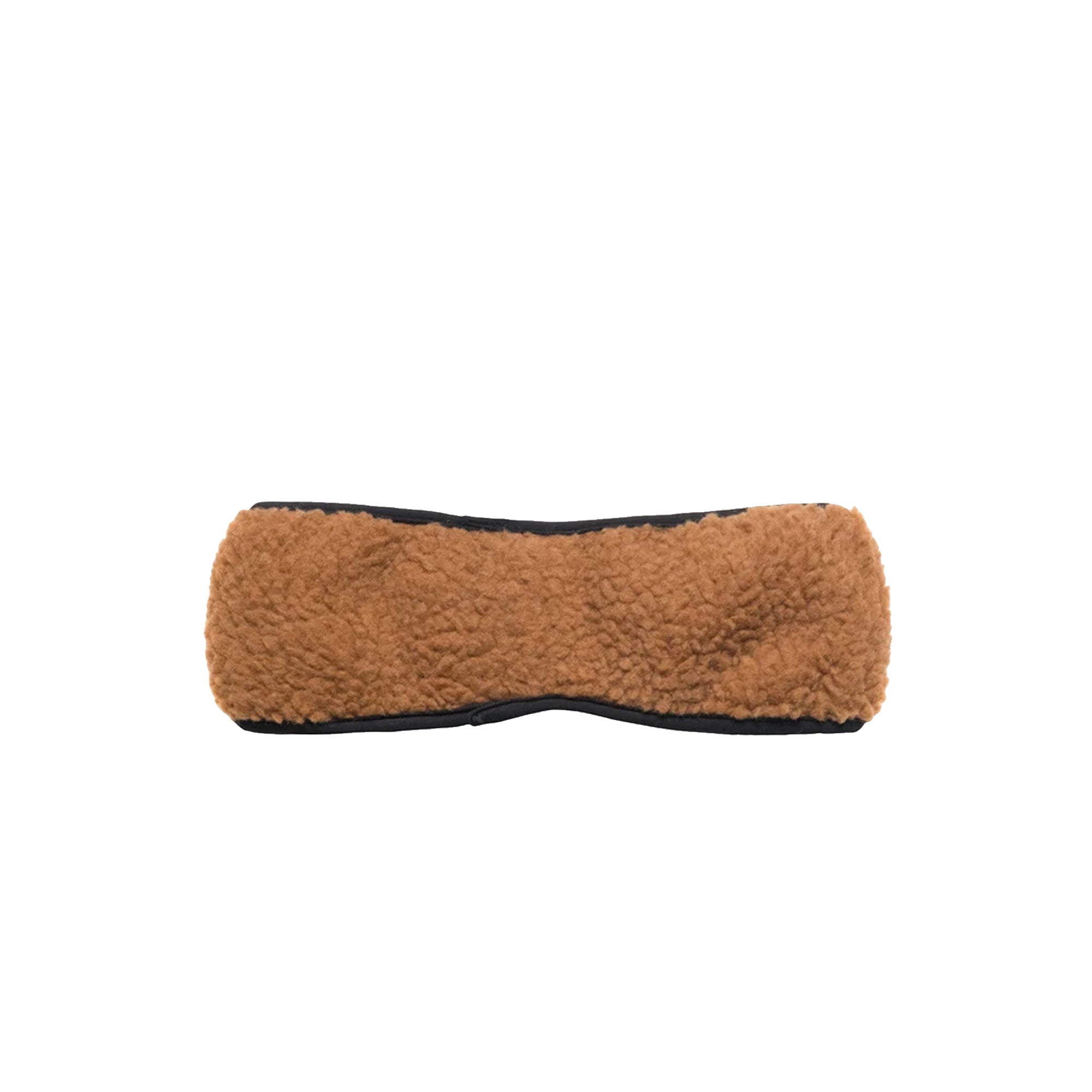 Stussy Mens Solid Polar Fleece Headband 'Brown'